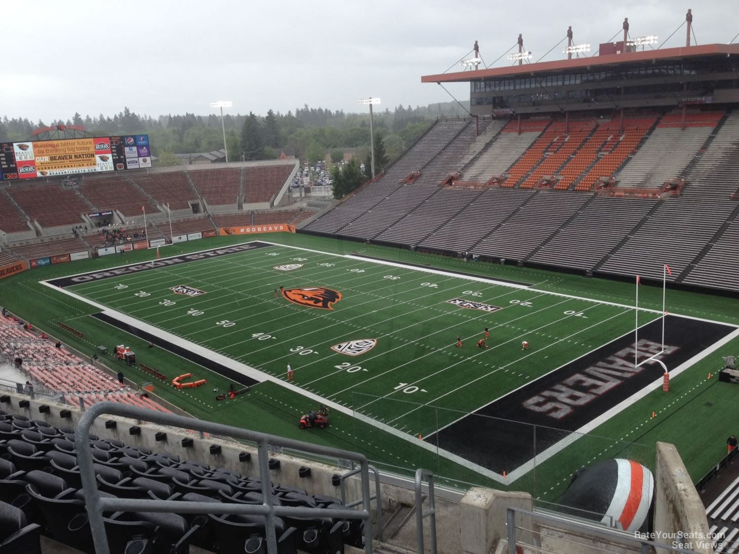 section 211, row 16 seat view  - reser stadium