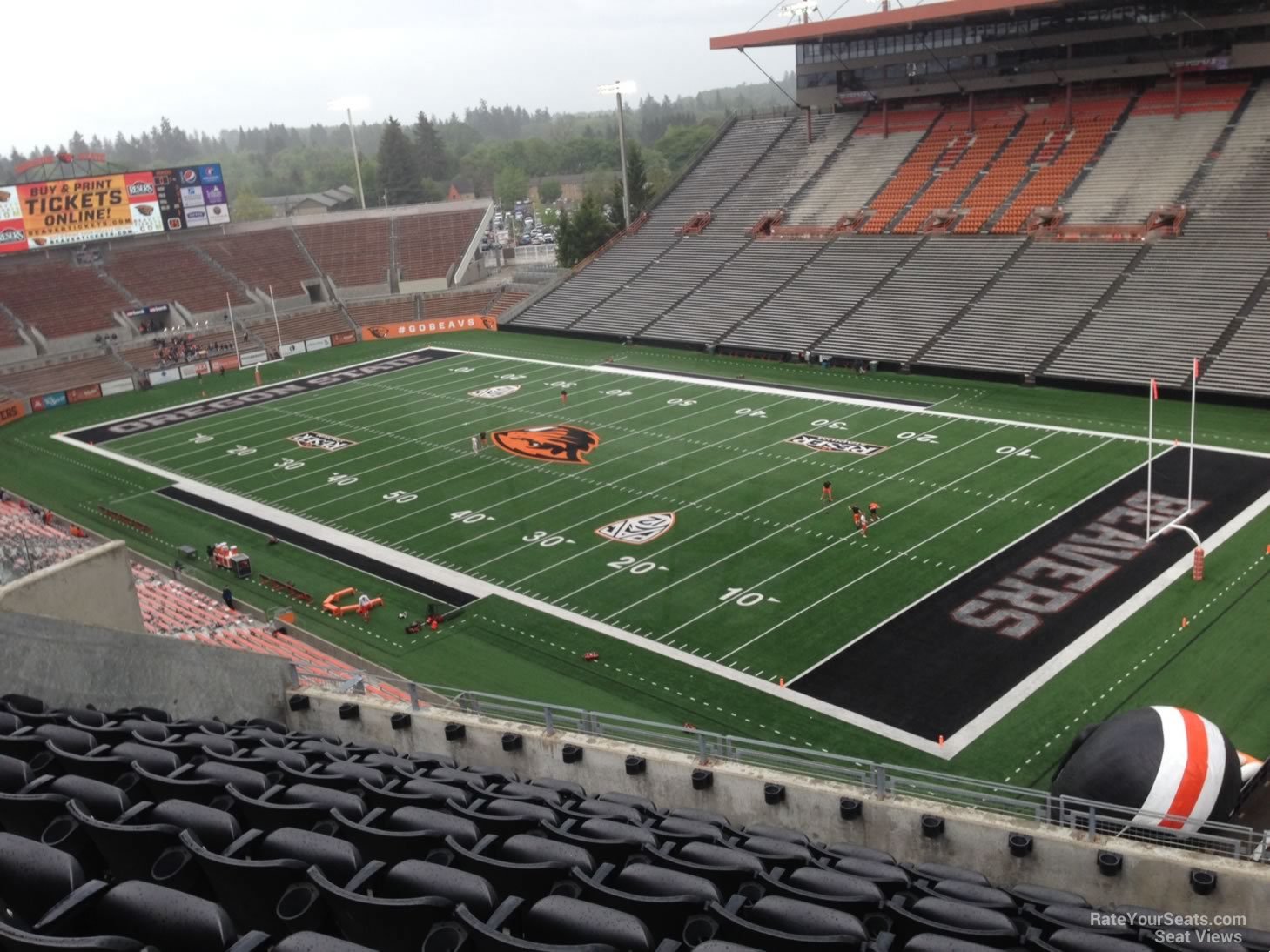 section 212, row 16 seat view  - reser stadium