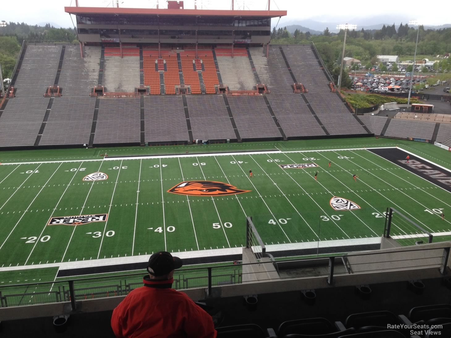 section 221, row 19 seat view  - reser stadium