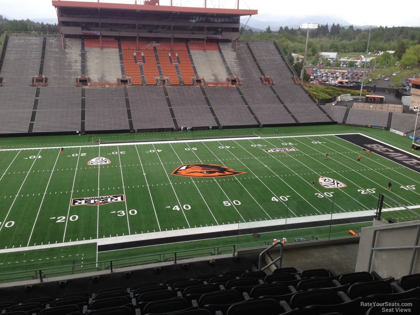 section 222, row 19 seat view  - reser stadium