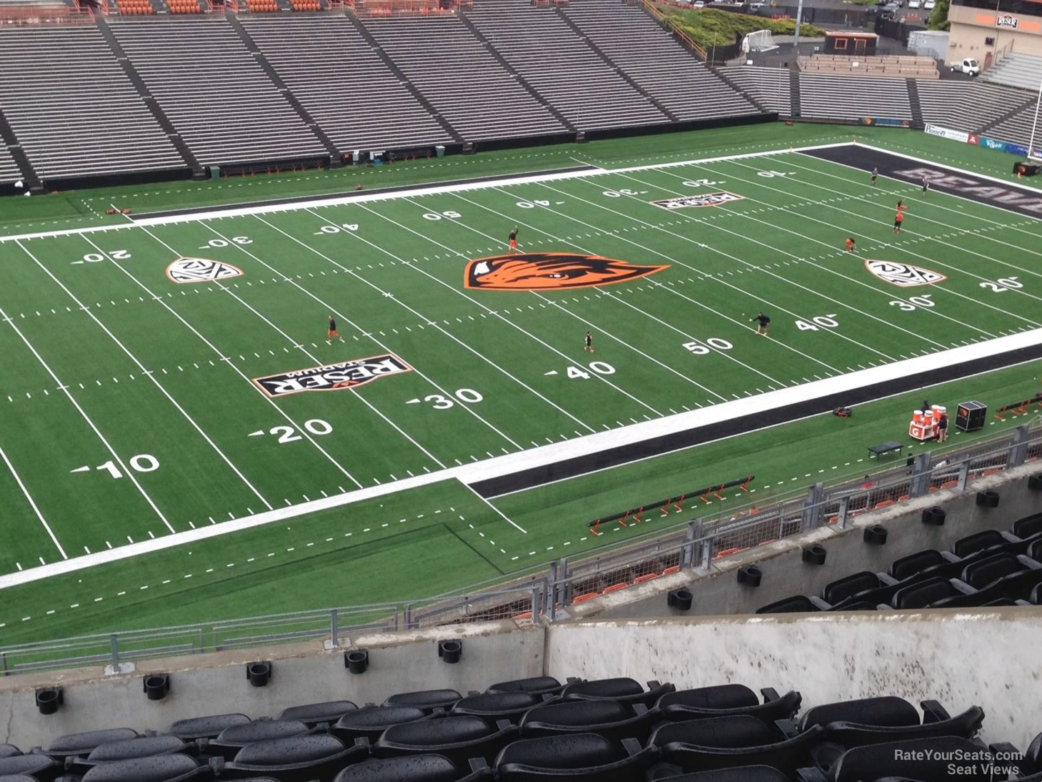 section 225, row 19 seat view  - reser stadium
