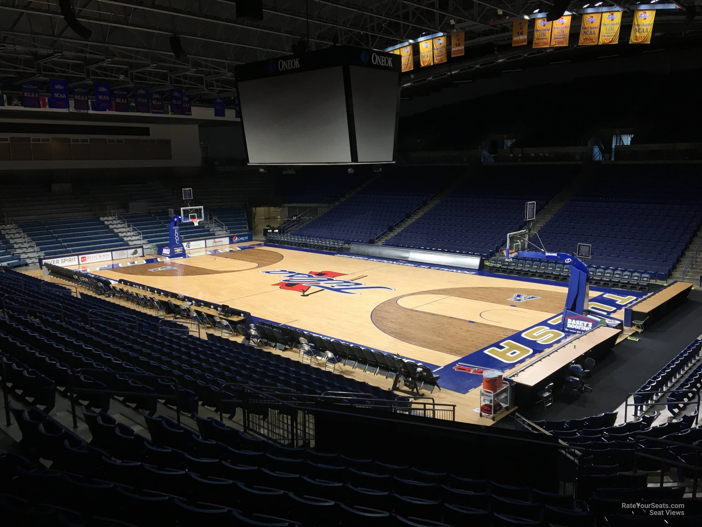 section 103, row u seat view  - reynolds center