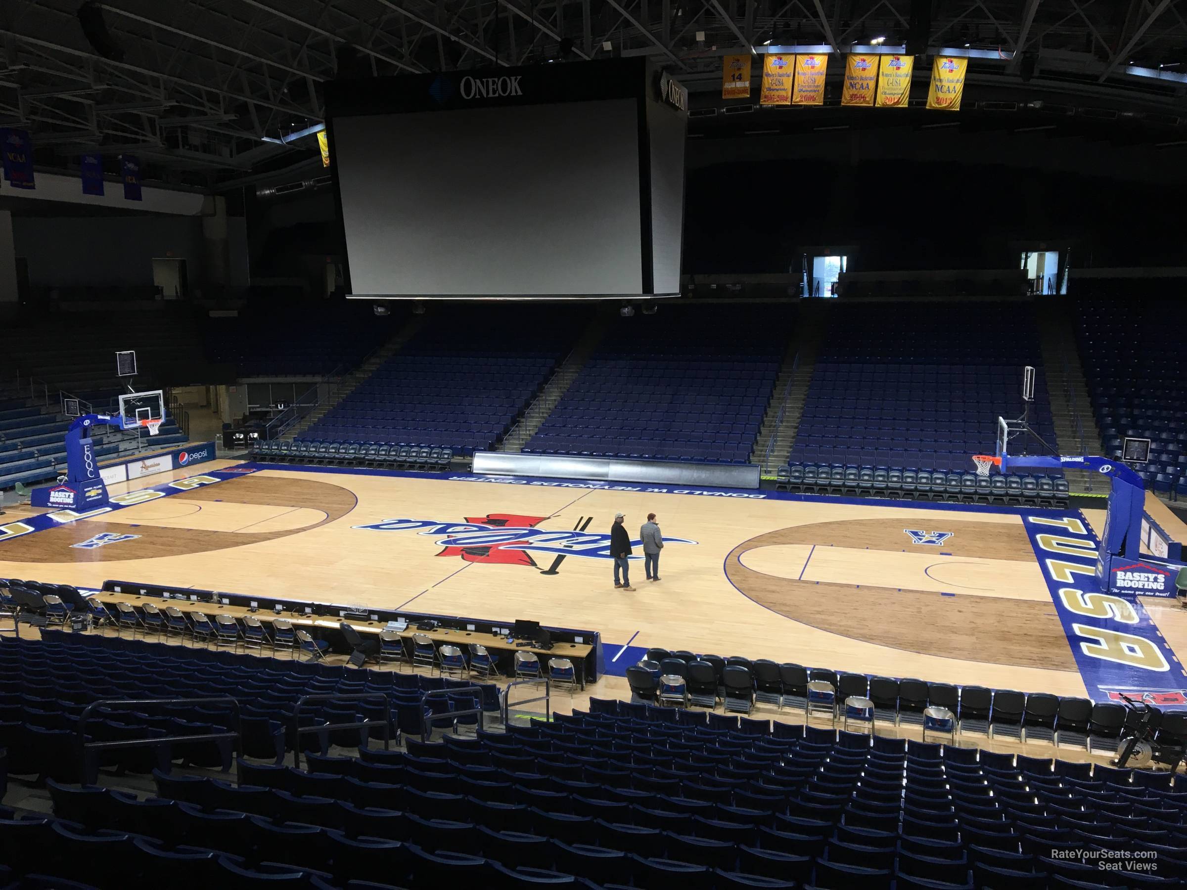 section 104, row u seat view  - reynolds center