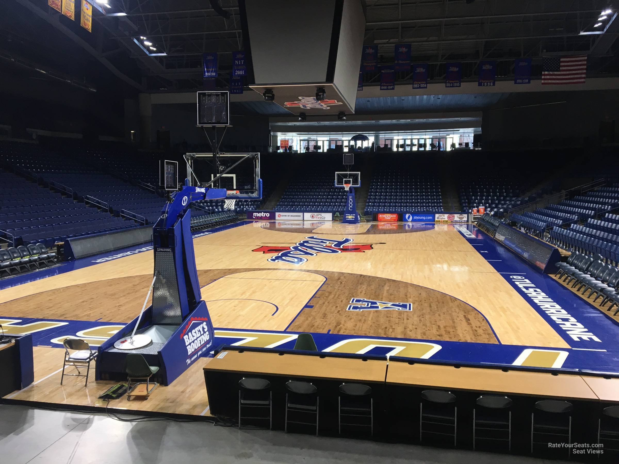 section 109, row g seat view  - reynolds center