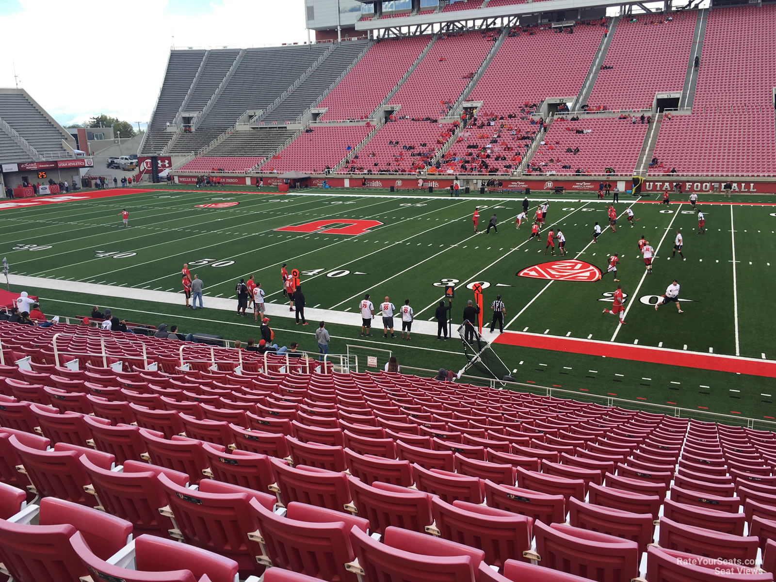 section e34, row 20 seat view  - rice-eccles stadium