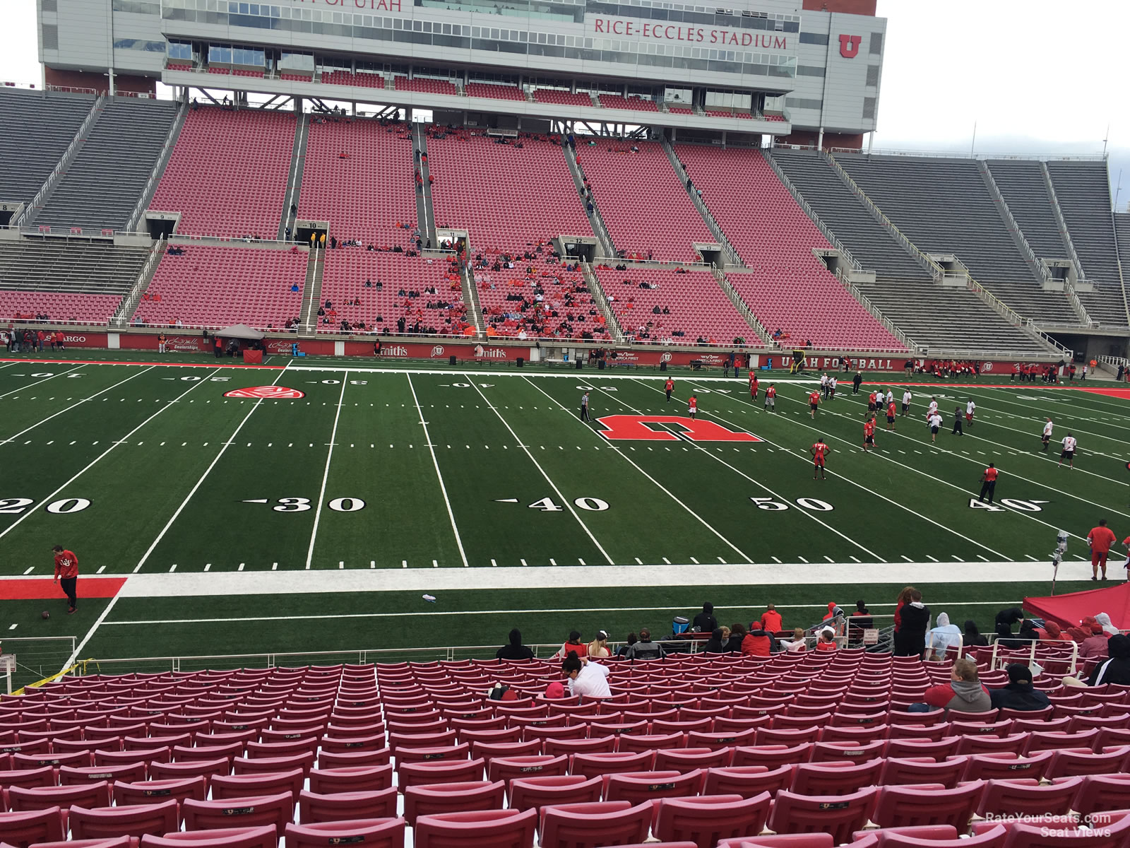 section e37, row 20 seat view  - rice-eccles stadium