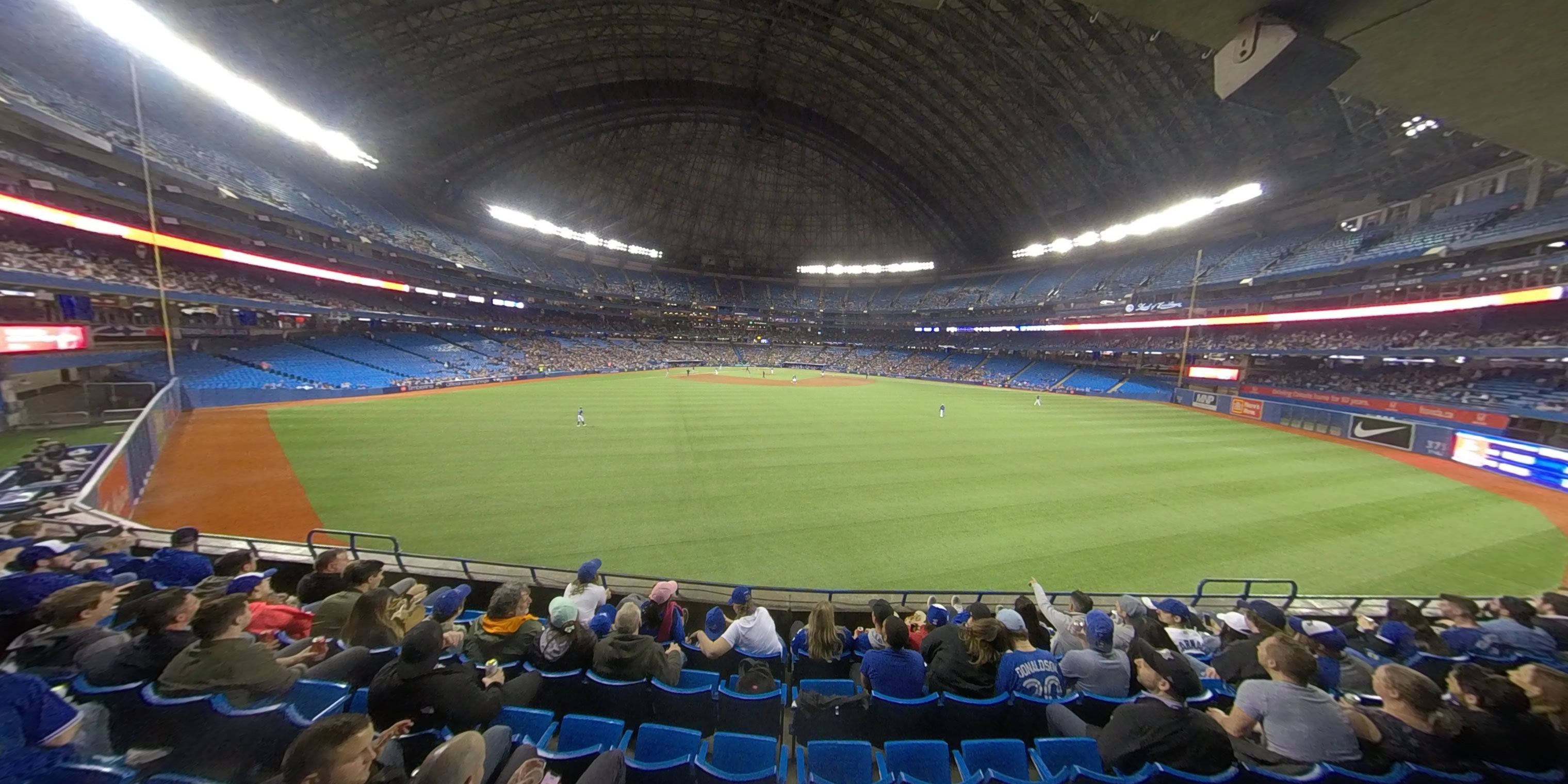 section 102b panoramic seat view  for baseball - rogers centre