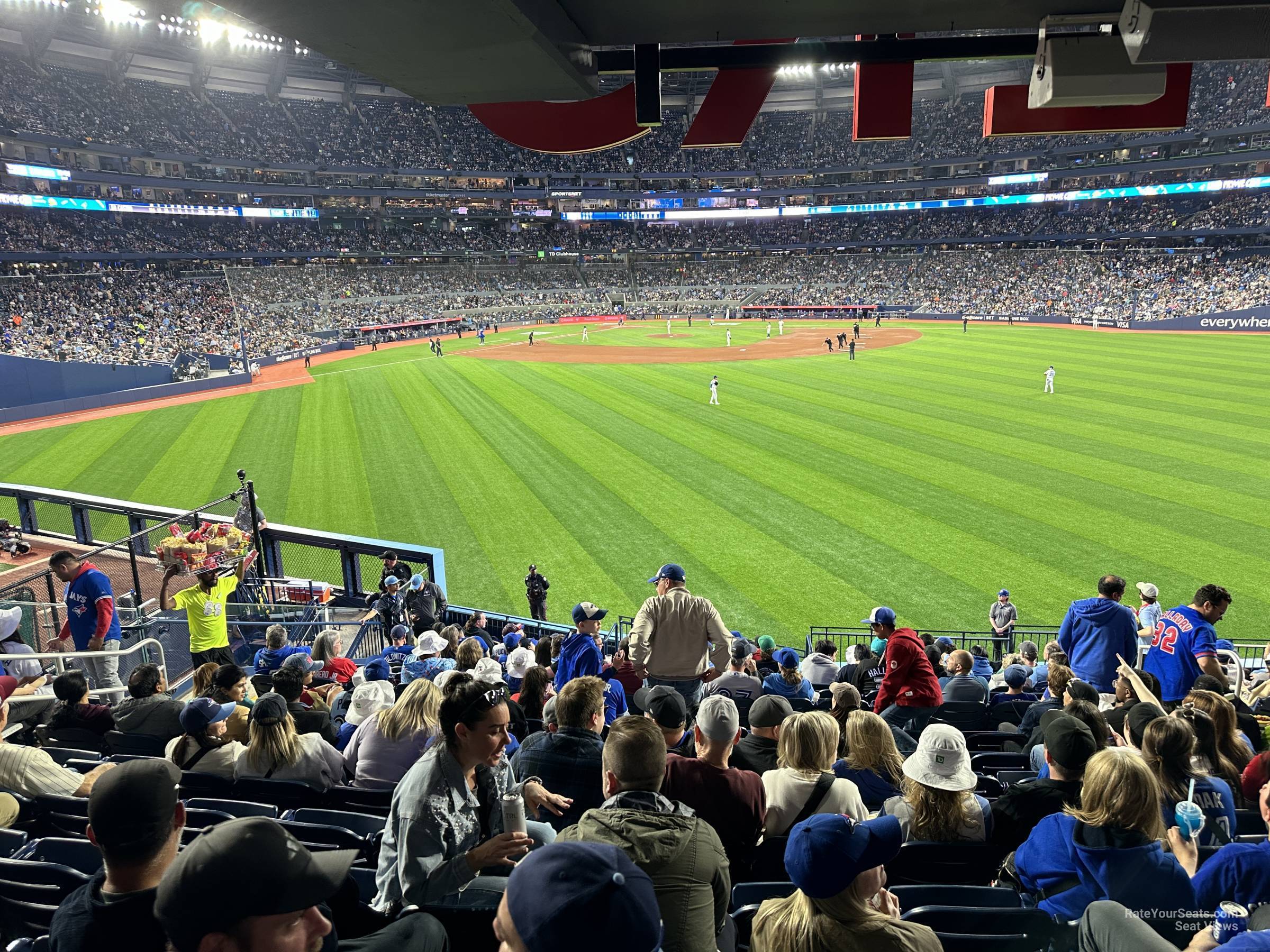 section 103b, row 9 seat view  for baseball - rogers centre