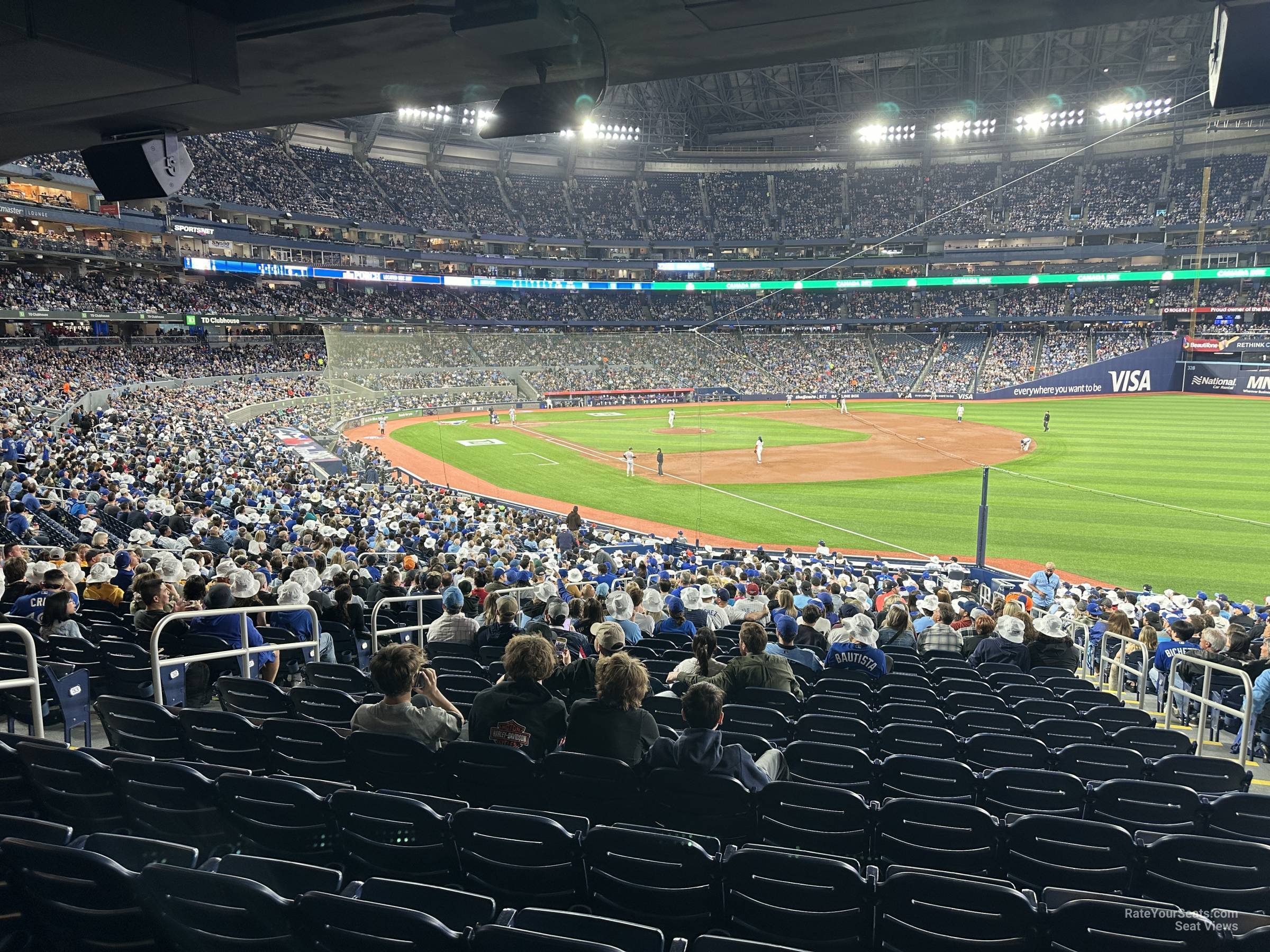 section 111, row wca seat view  for baseball - rogers centre