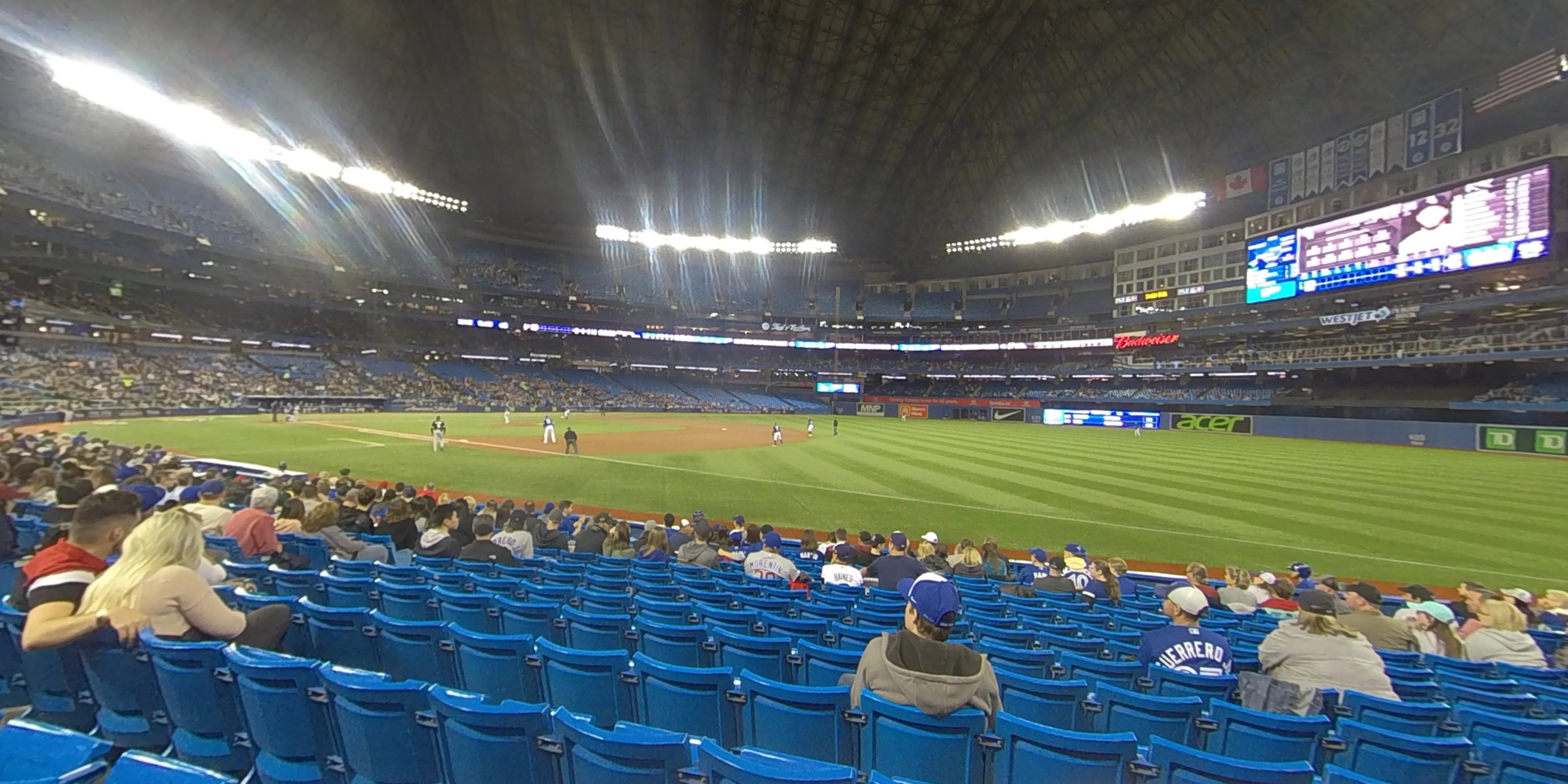 section 113b panoramic seat view  for baseball - rogers centre