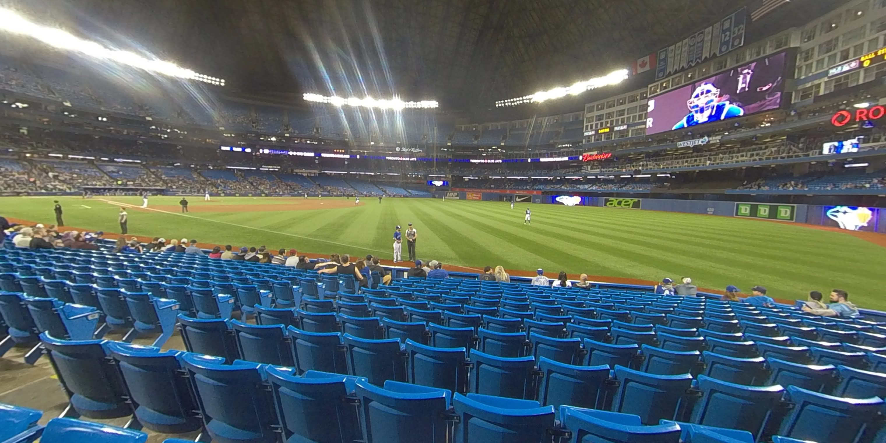 section 113c panoramic seat view  for baseball - rogers centre