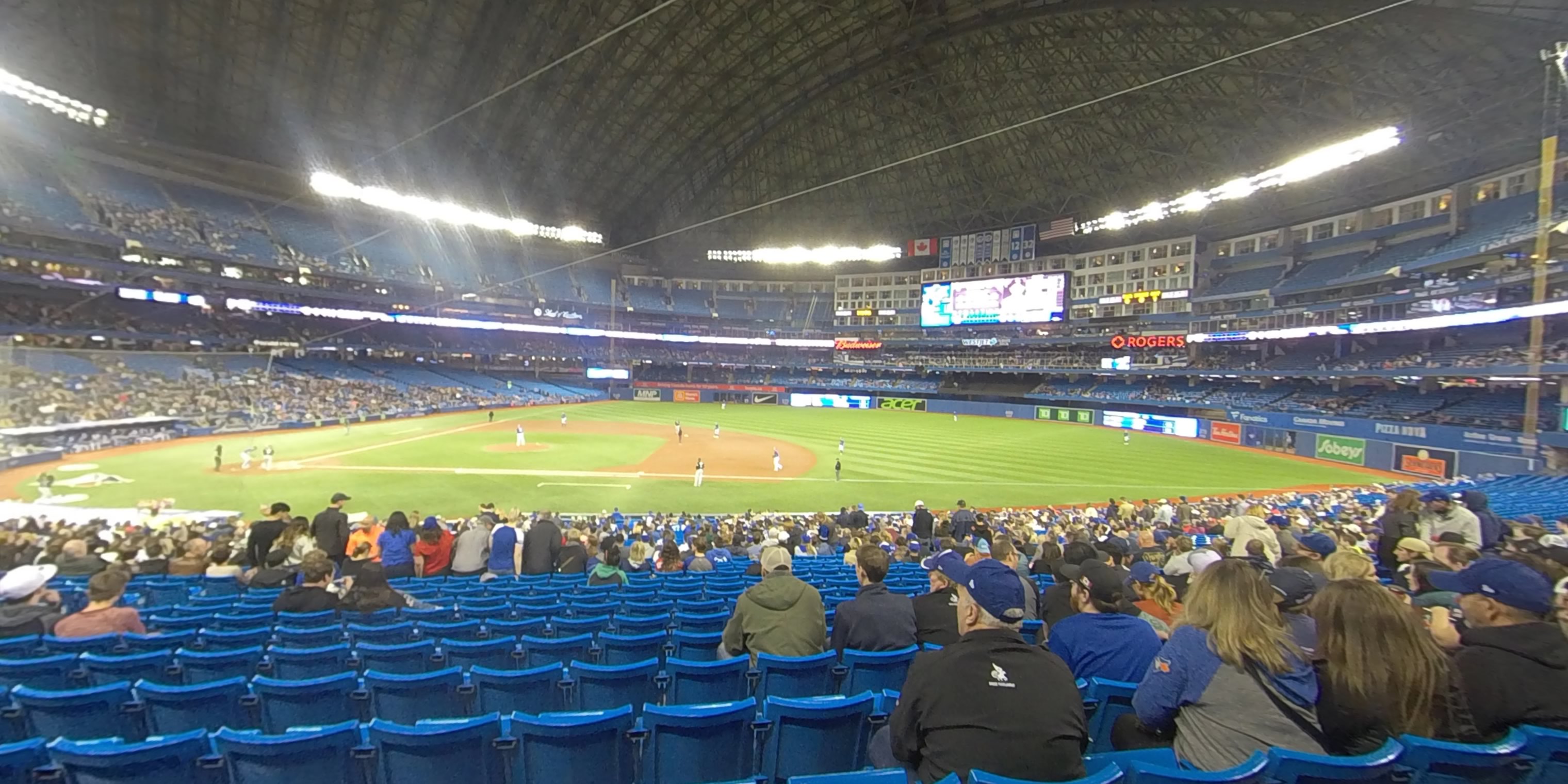 section 115 panoramic seat view  for baseball - rogers centre
