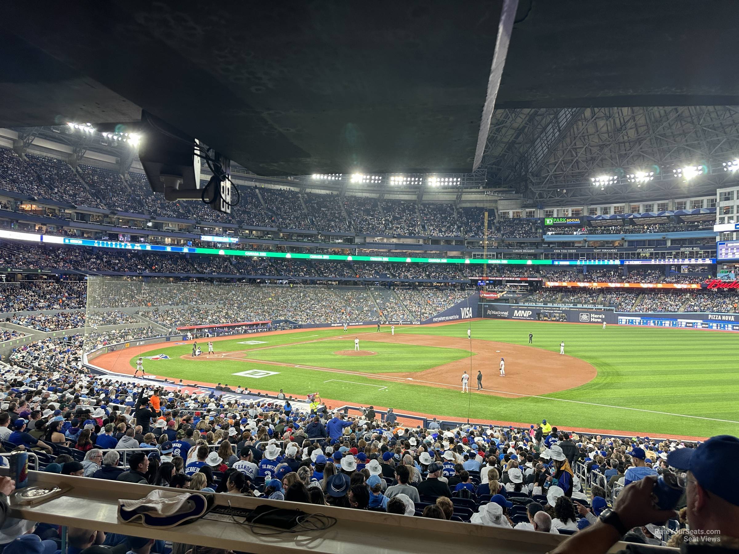 section 115, row wca seat view  for baseball - rogers centre