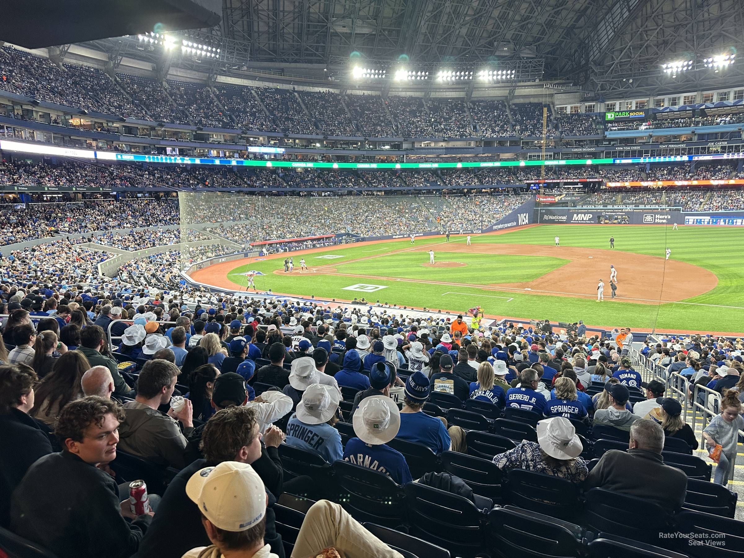 section 116, row 41d seat view  for baseball - rogers centre