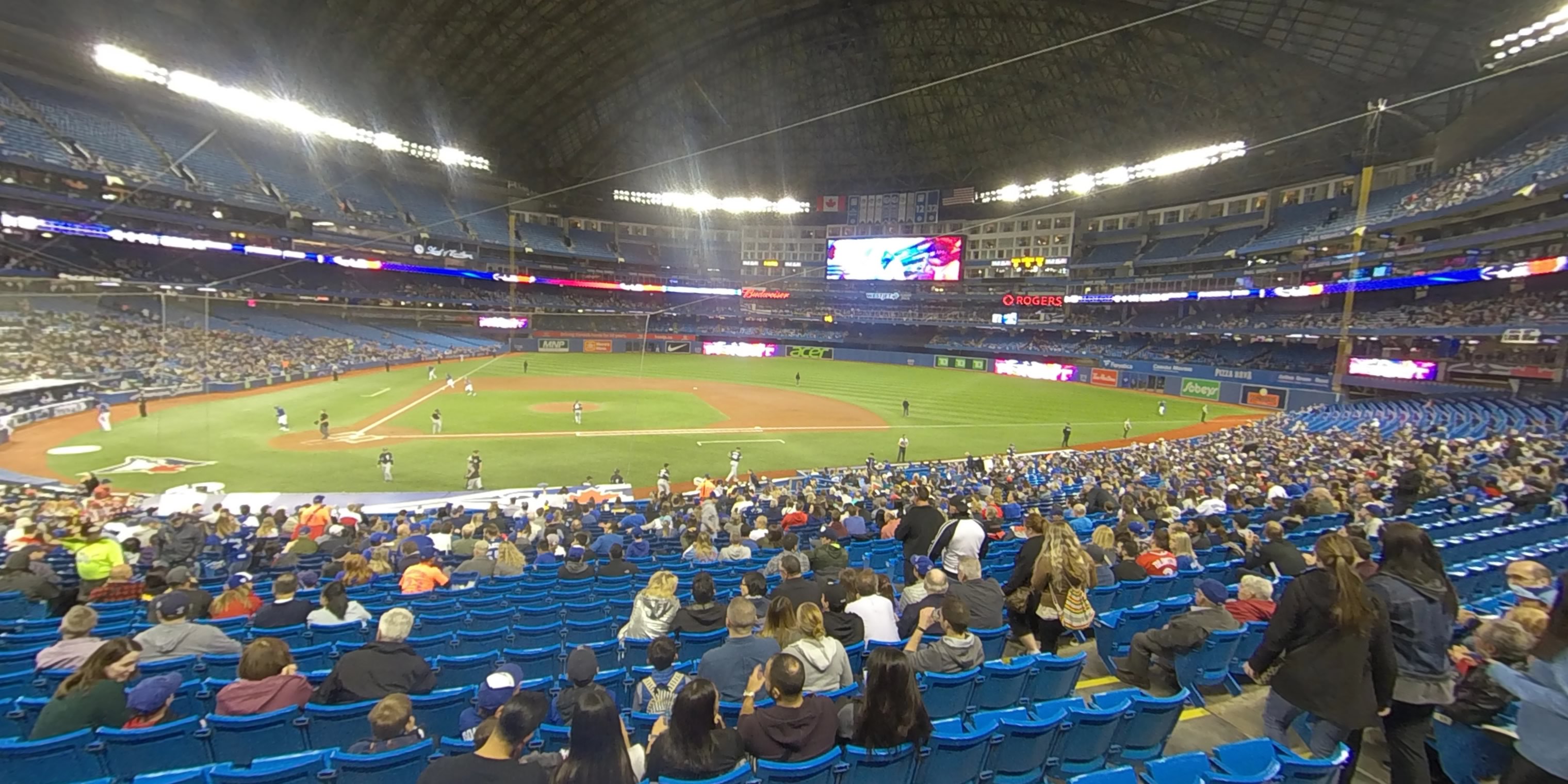 section 117 panoramic seat view  for baseball - rogers centre