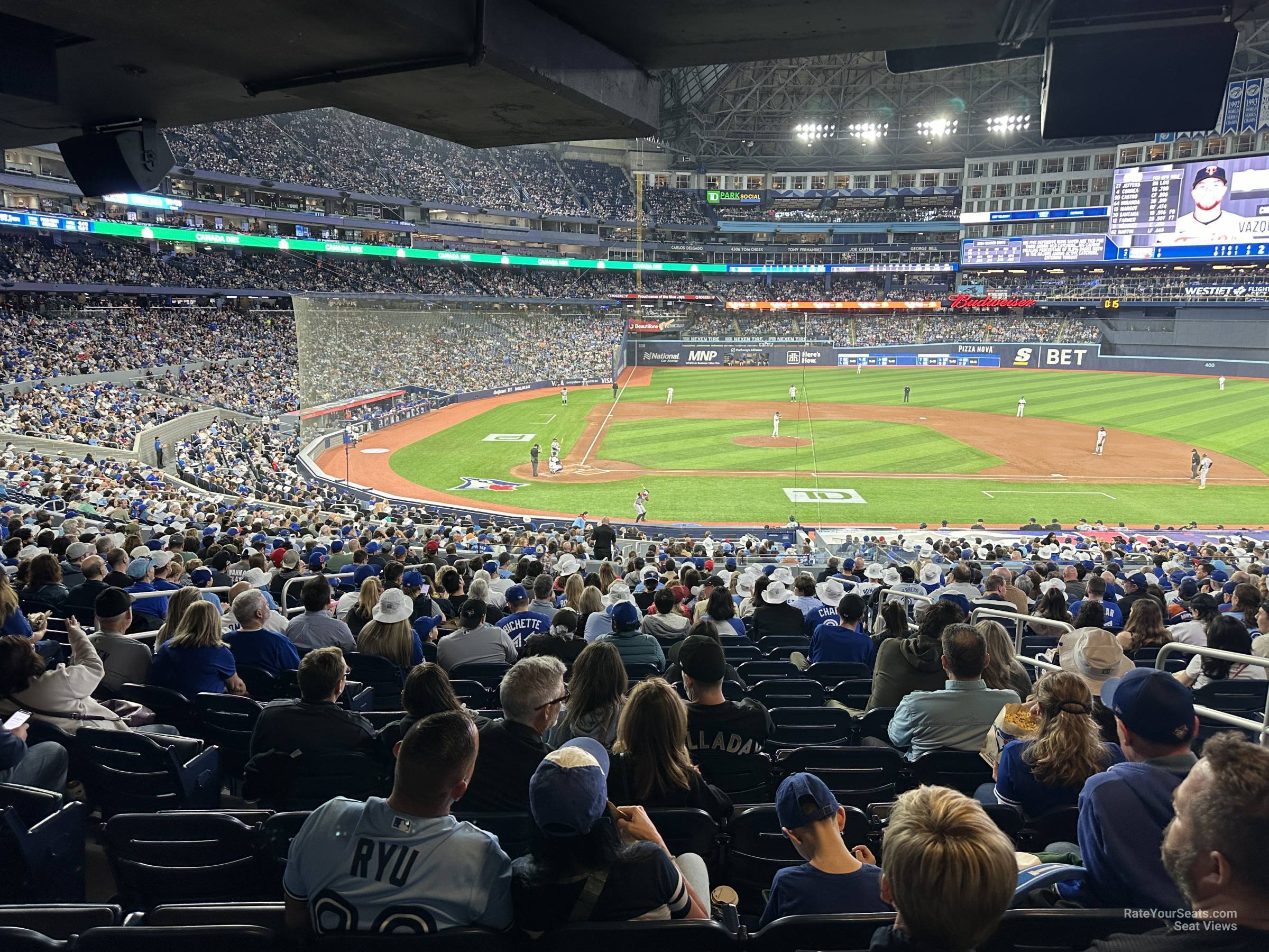 section 119, row 21d seat view  for baseball - rogers centre