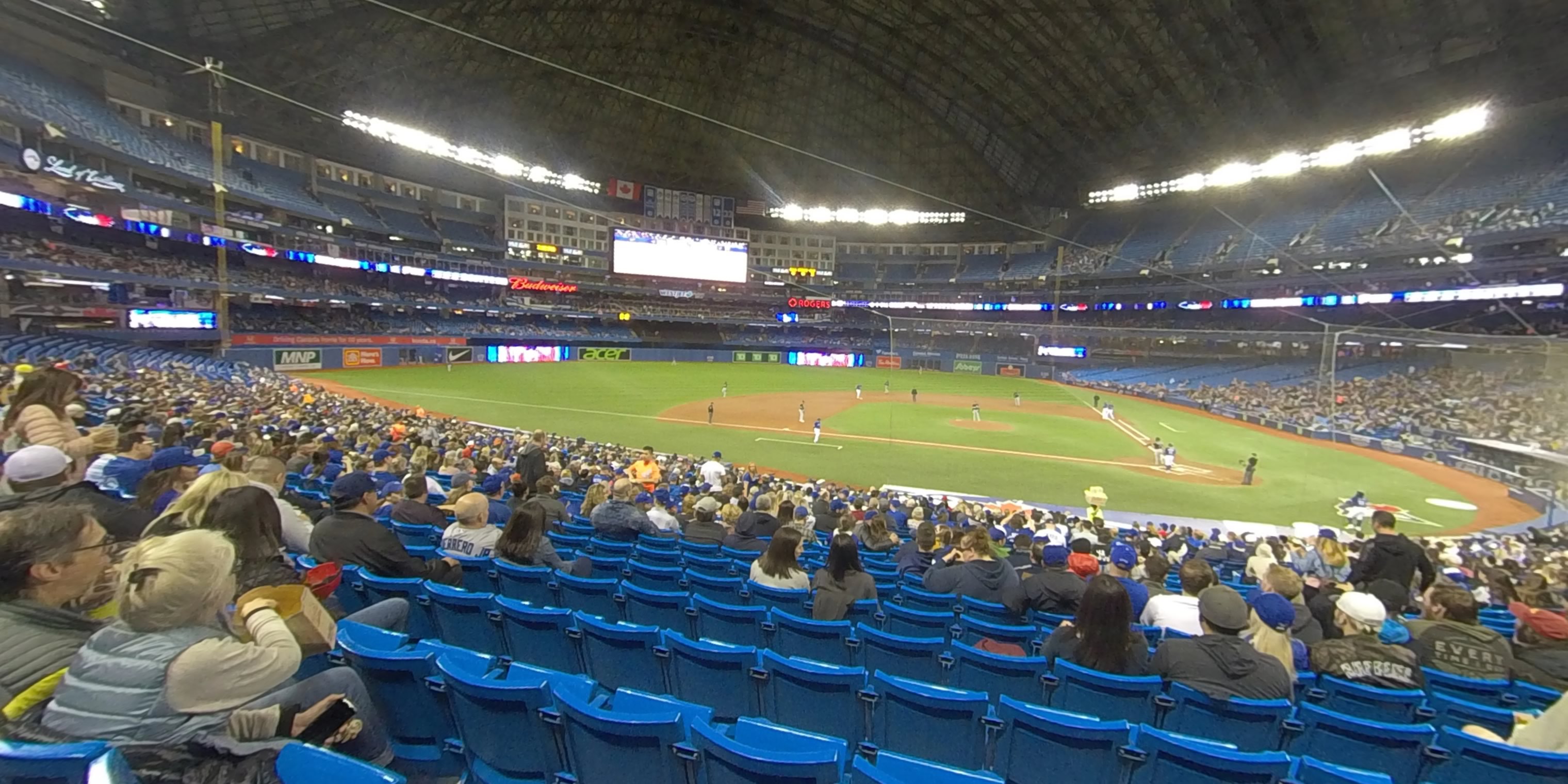 section 125 panoramic seat view  for baseball - rogers centre