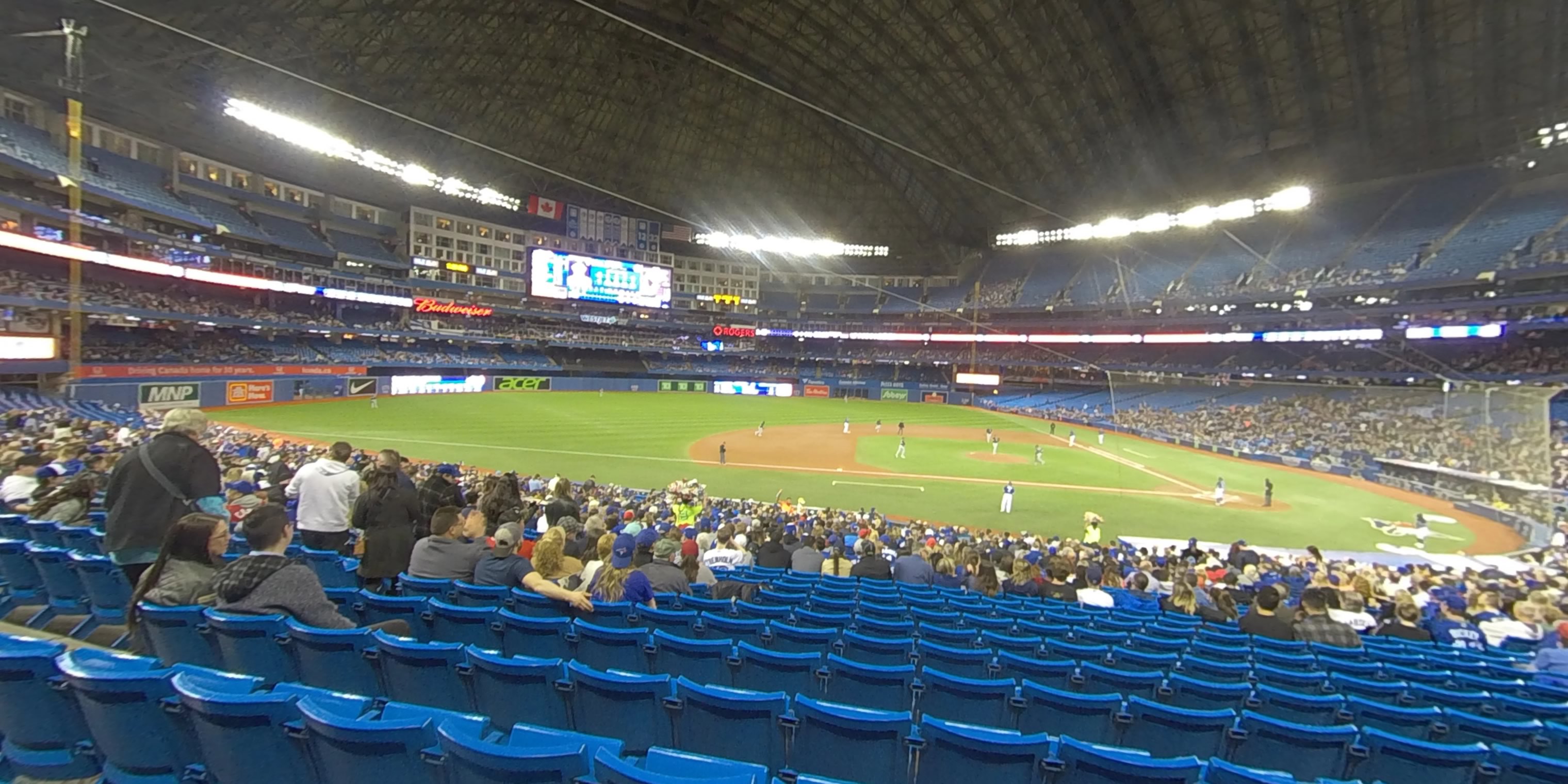 section 126 panoramic seat view  for baseball - rogers centre