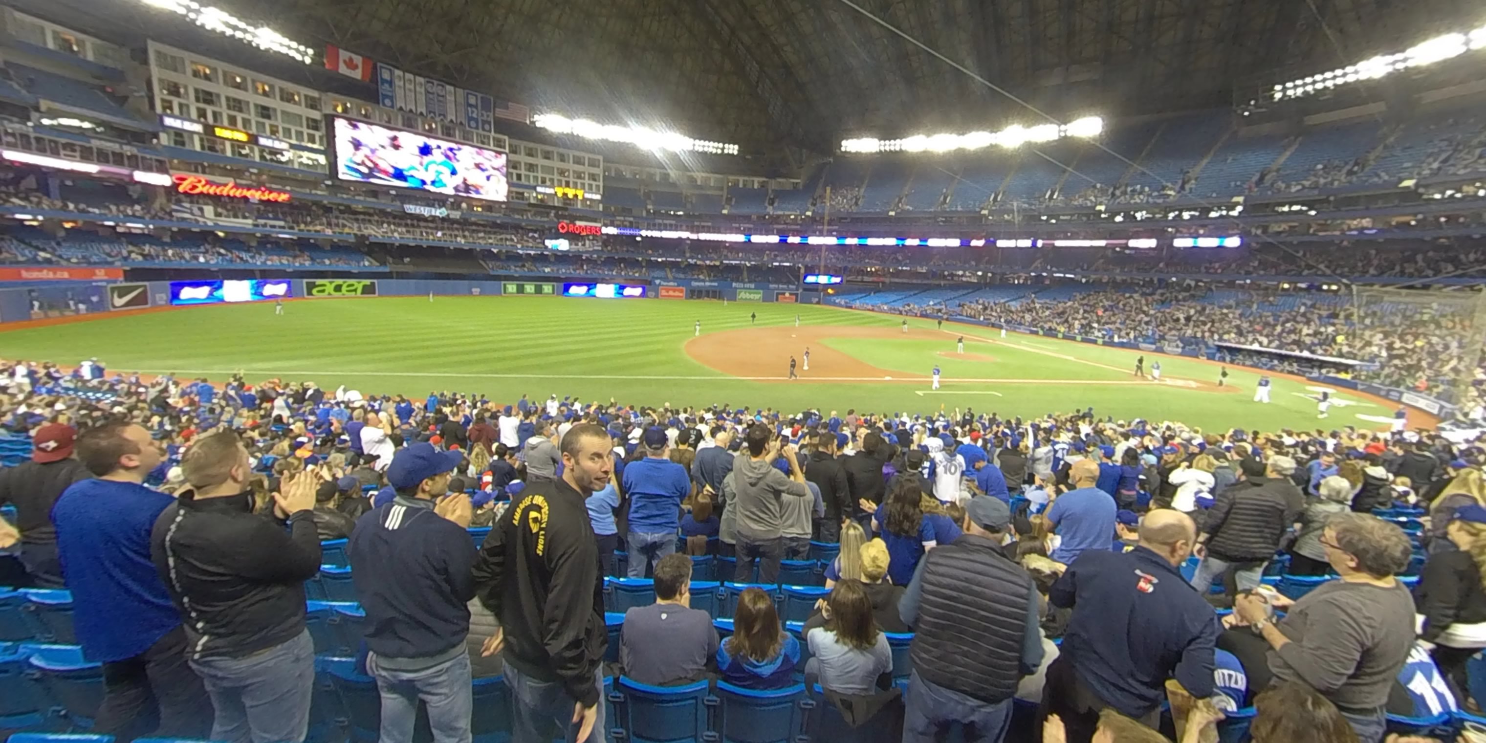 section 128 panoramic seat view  for baseball - rogers centre