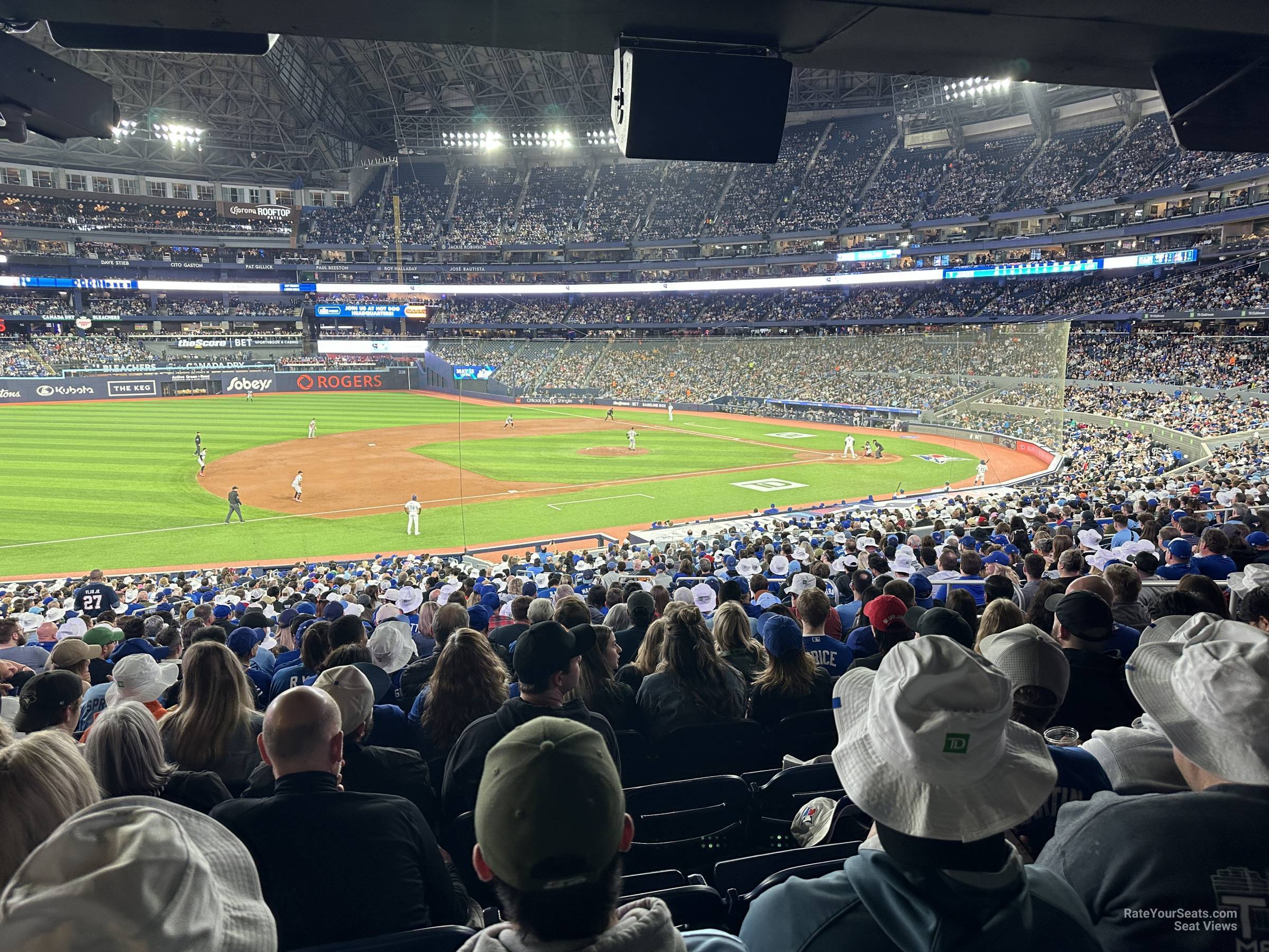 section 132, row 41d seat view  for baseball - rogers centre