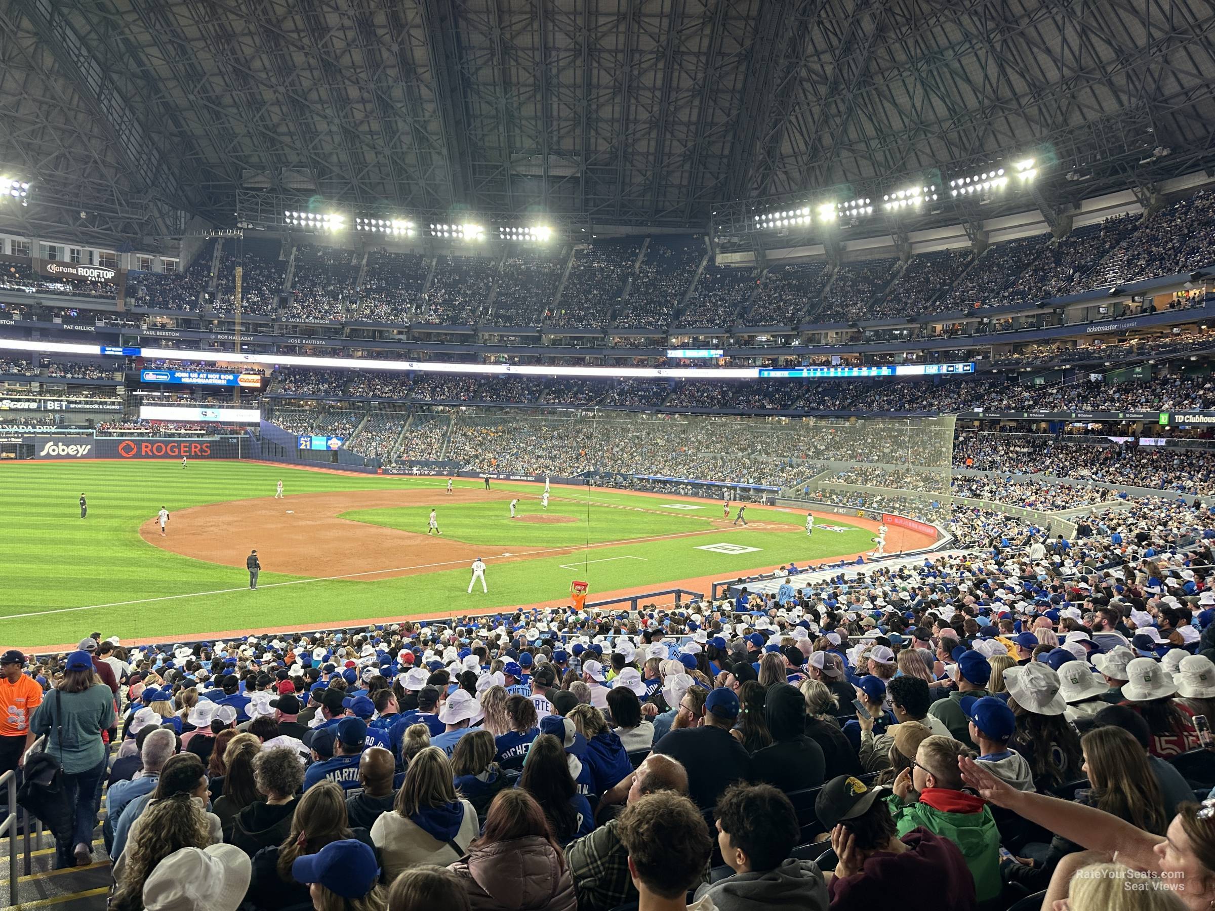 section 133, row 41d seat view  for baseball - rogers centre