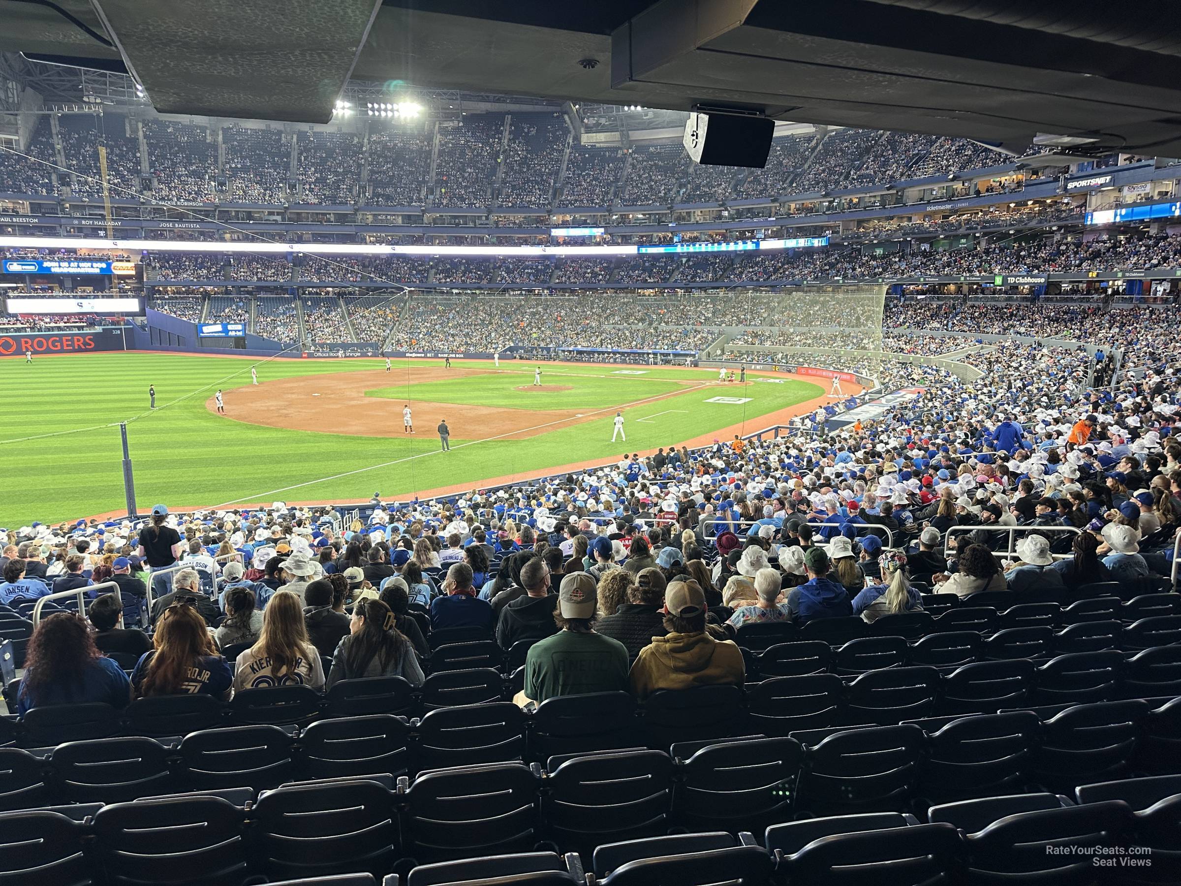 section 135, row wca seat view  for baseball - rogers centre