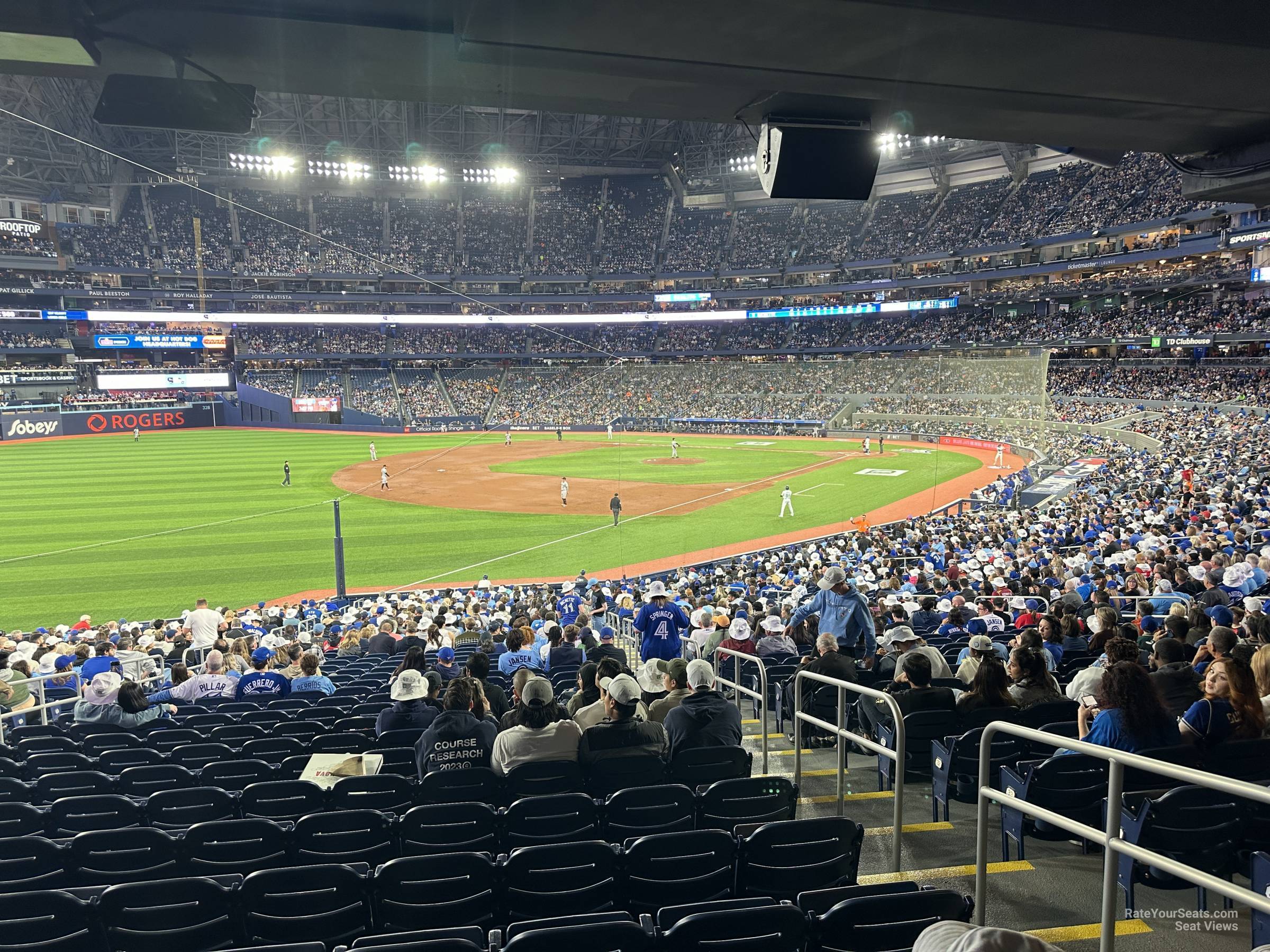 section 136, row wca seat view  for baseball - rogers centre