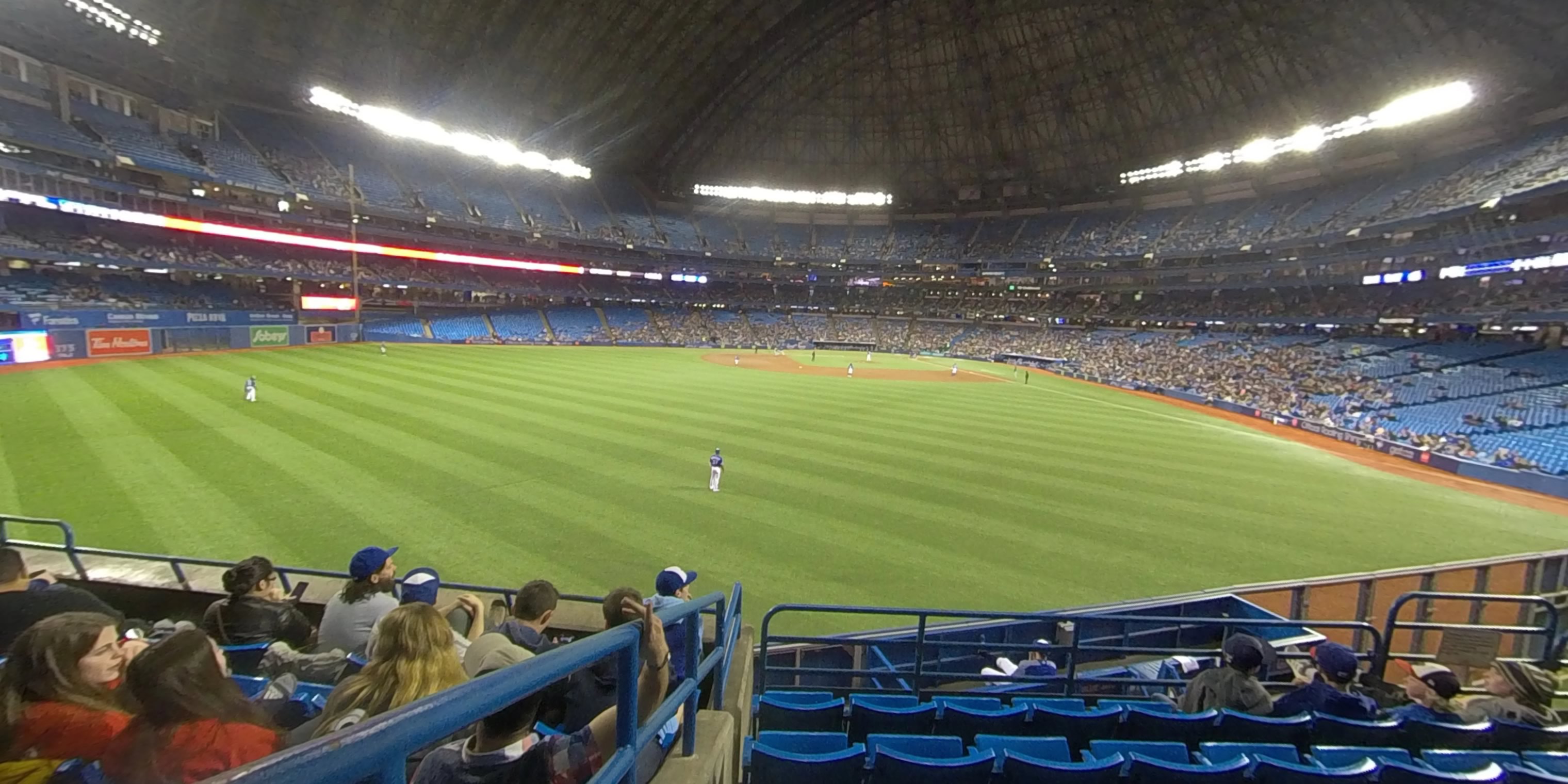 section 138b panoramic seat view  for baseball - rogers centre