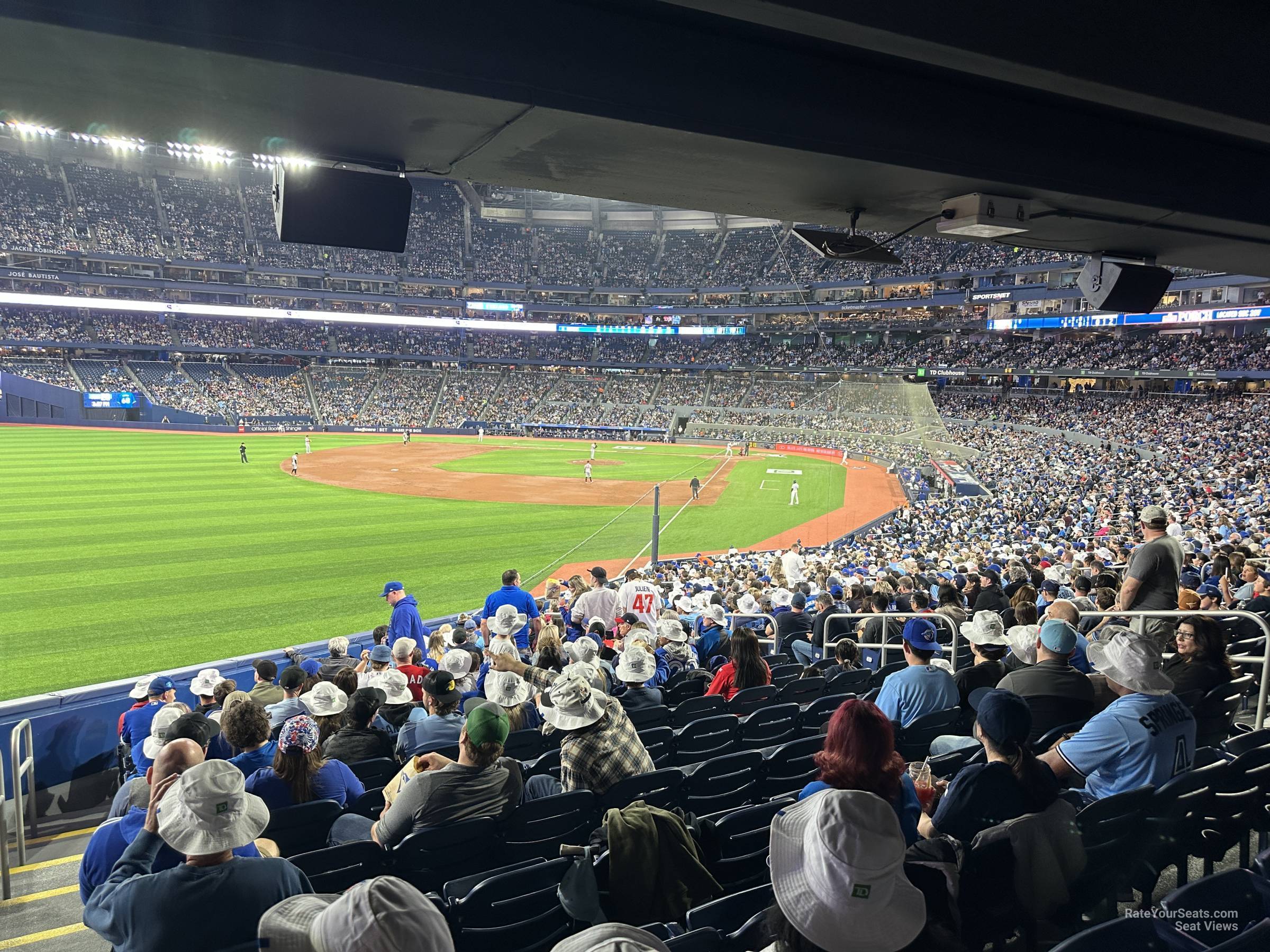 section 139, row wca seat view  for baseball - rogers centre