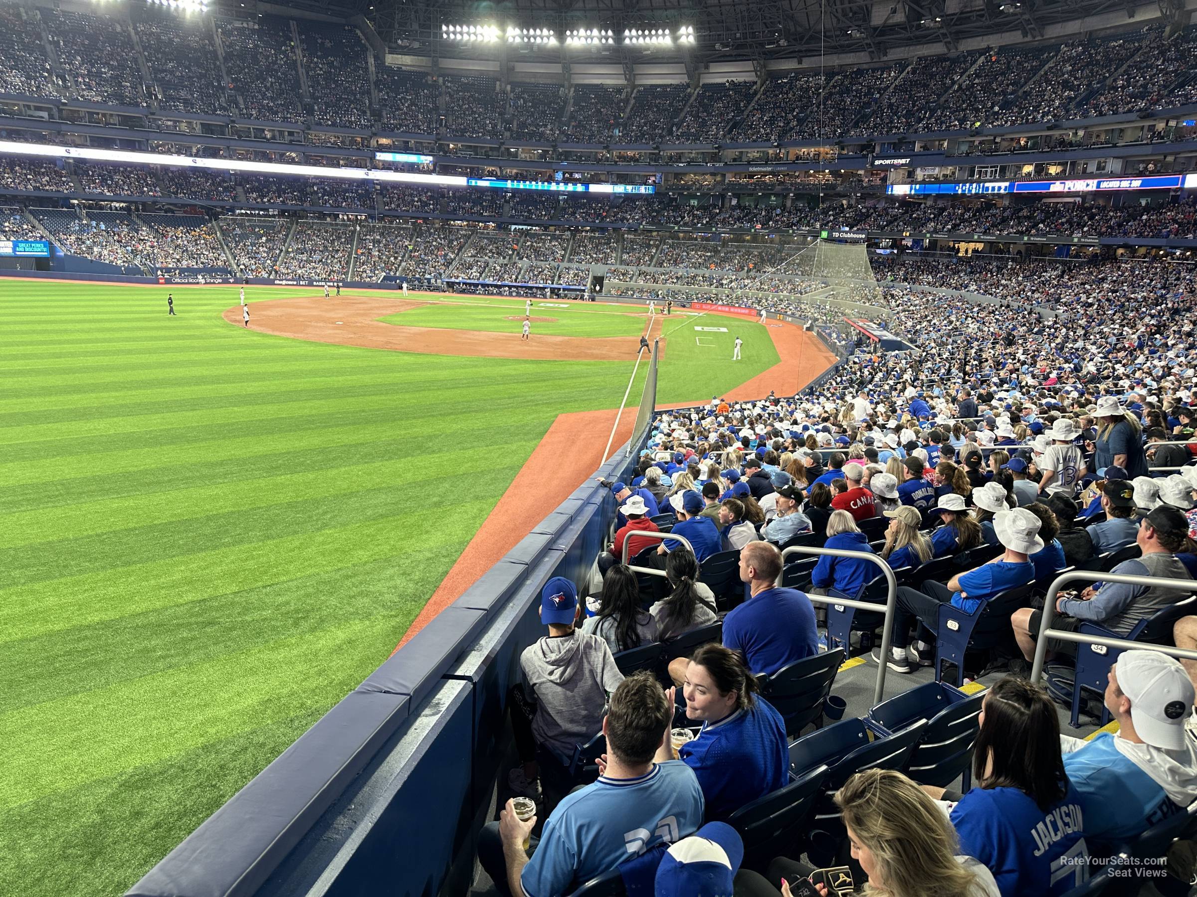 section 140, row 39 seat view  for baseball - rogers centre