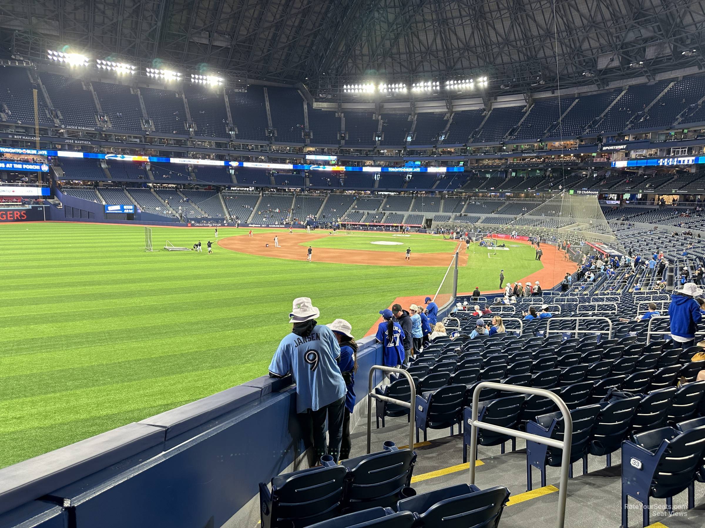 section 141, row 34 seat view  for baseball - rogers centre