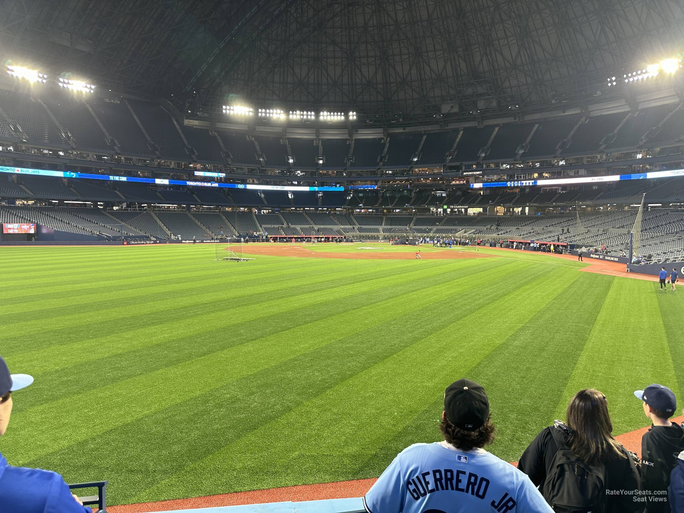 section 145a, row 3 seat view  for baseball - rogers centre