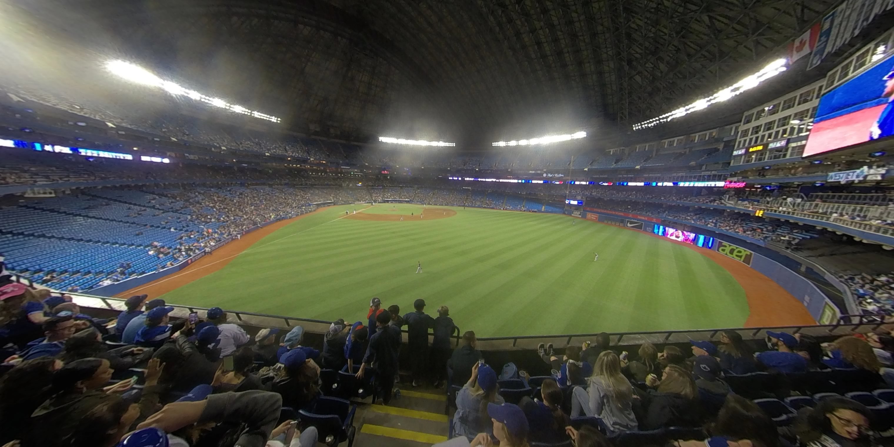 section 206 panoramic seat view  for baseball - rogers centre