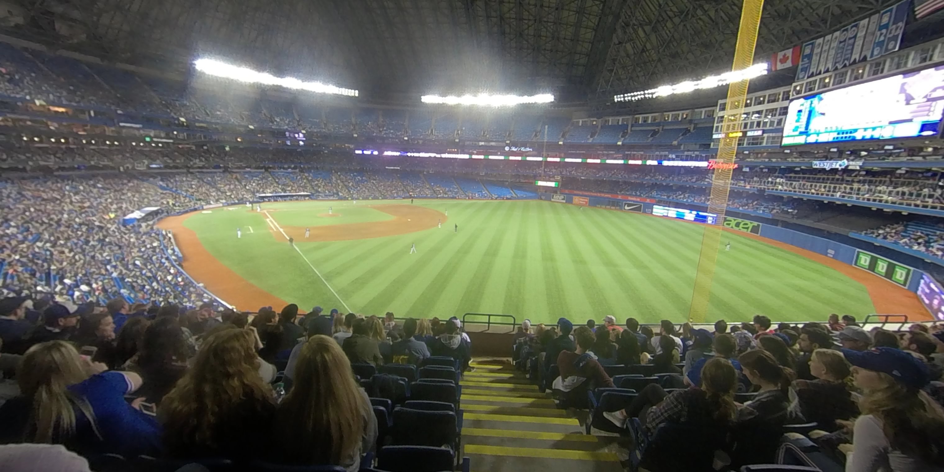 section 210 panoramic seat view  for baseball - rogers centre