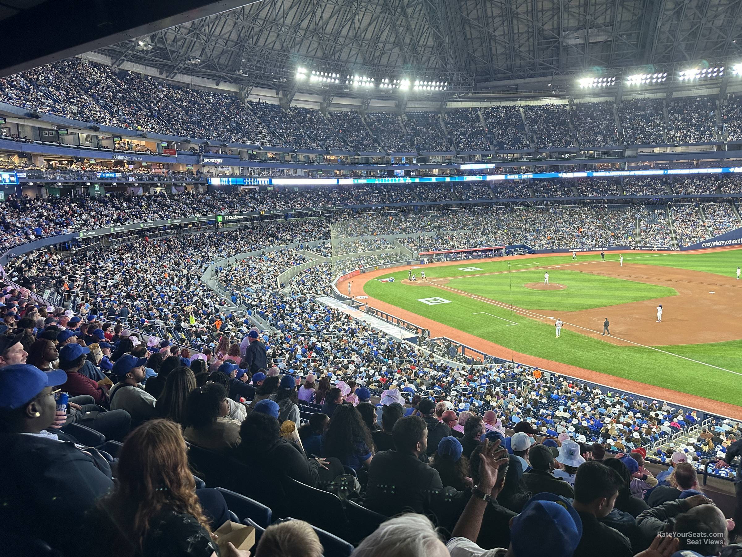 section 214, row 8 seat view  for baseball - rogers centre