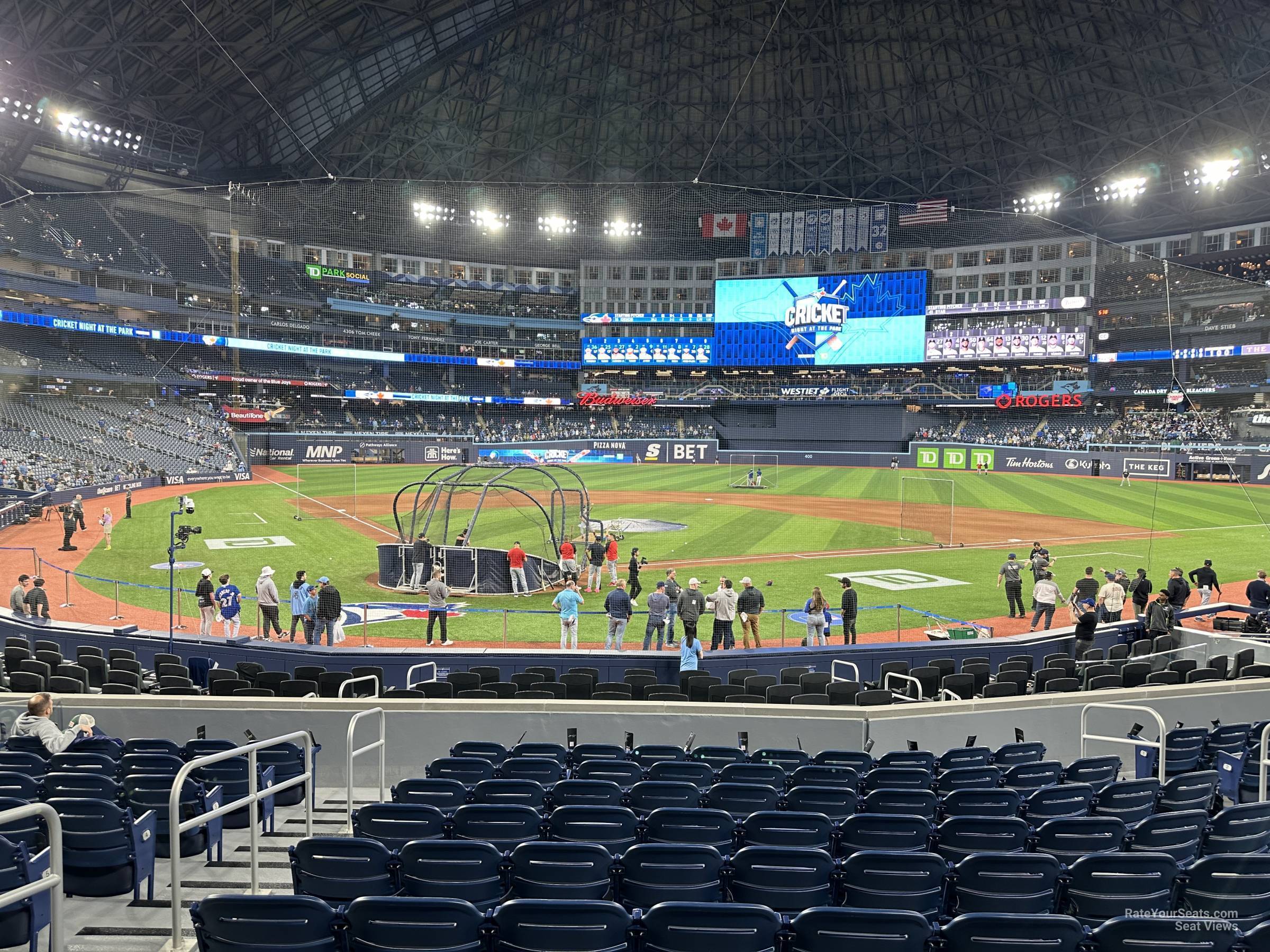 section 22, row 8 seat view  for baseball - rogers centre