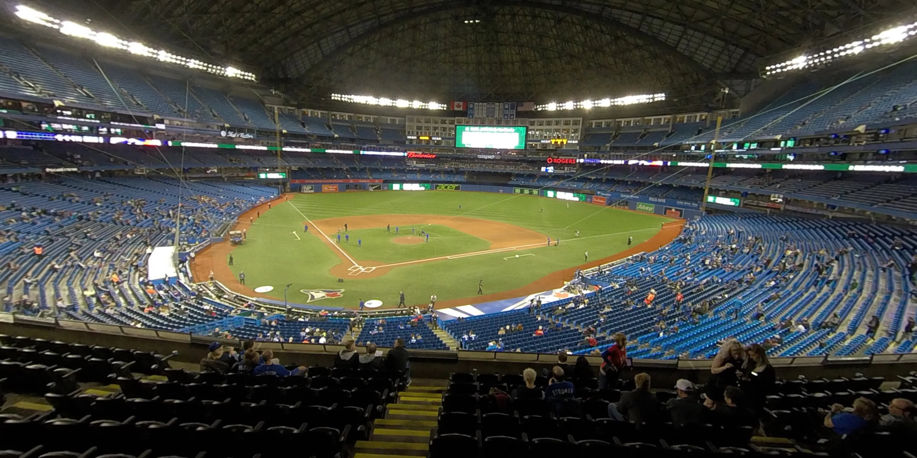 section 222 panoramic seat view  for baseball - rogers centre