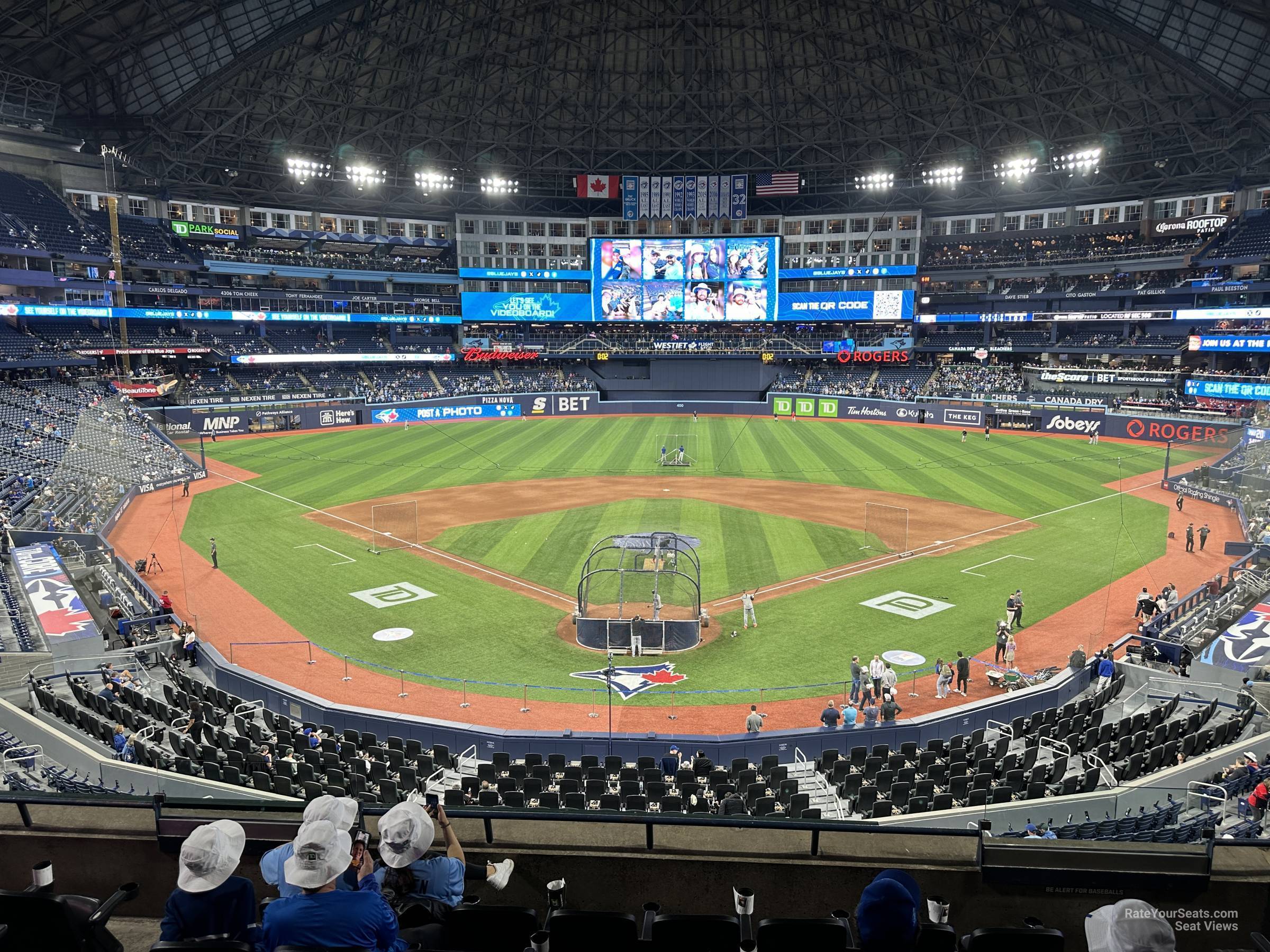 section 224a, row 8 seat view  for baseball - rogers centre