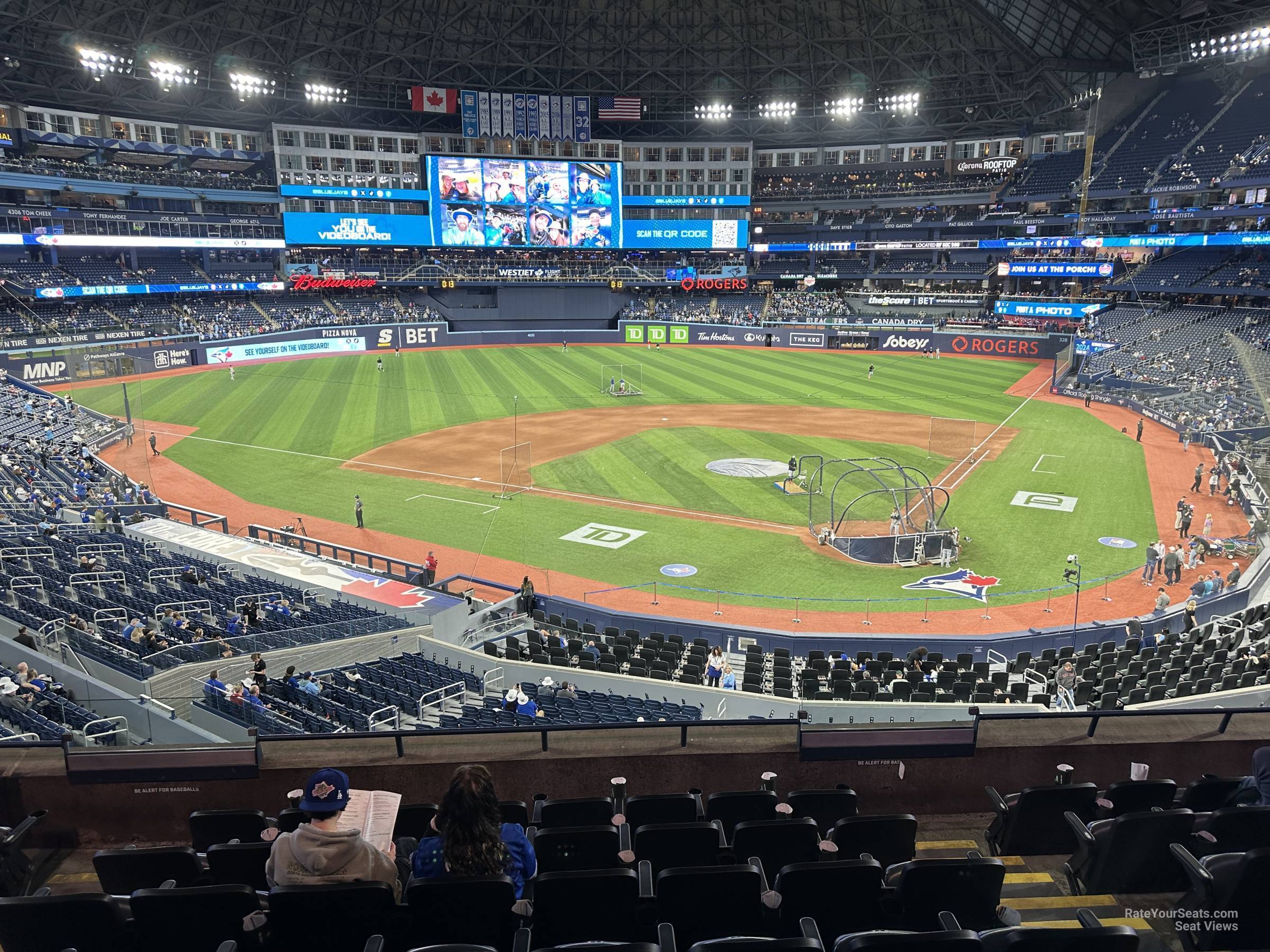 section 226, row 8 seat view  for baseball - rogers centre