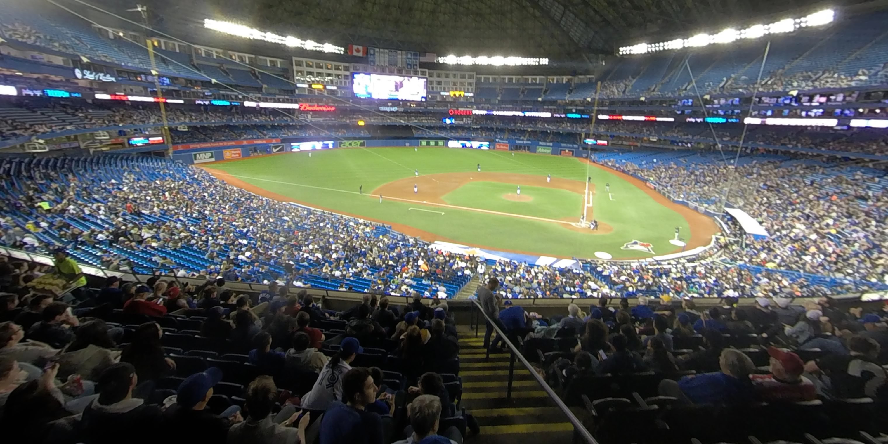 section 227 panoramic seat view  for baseball - rogers centre