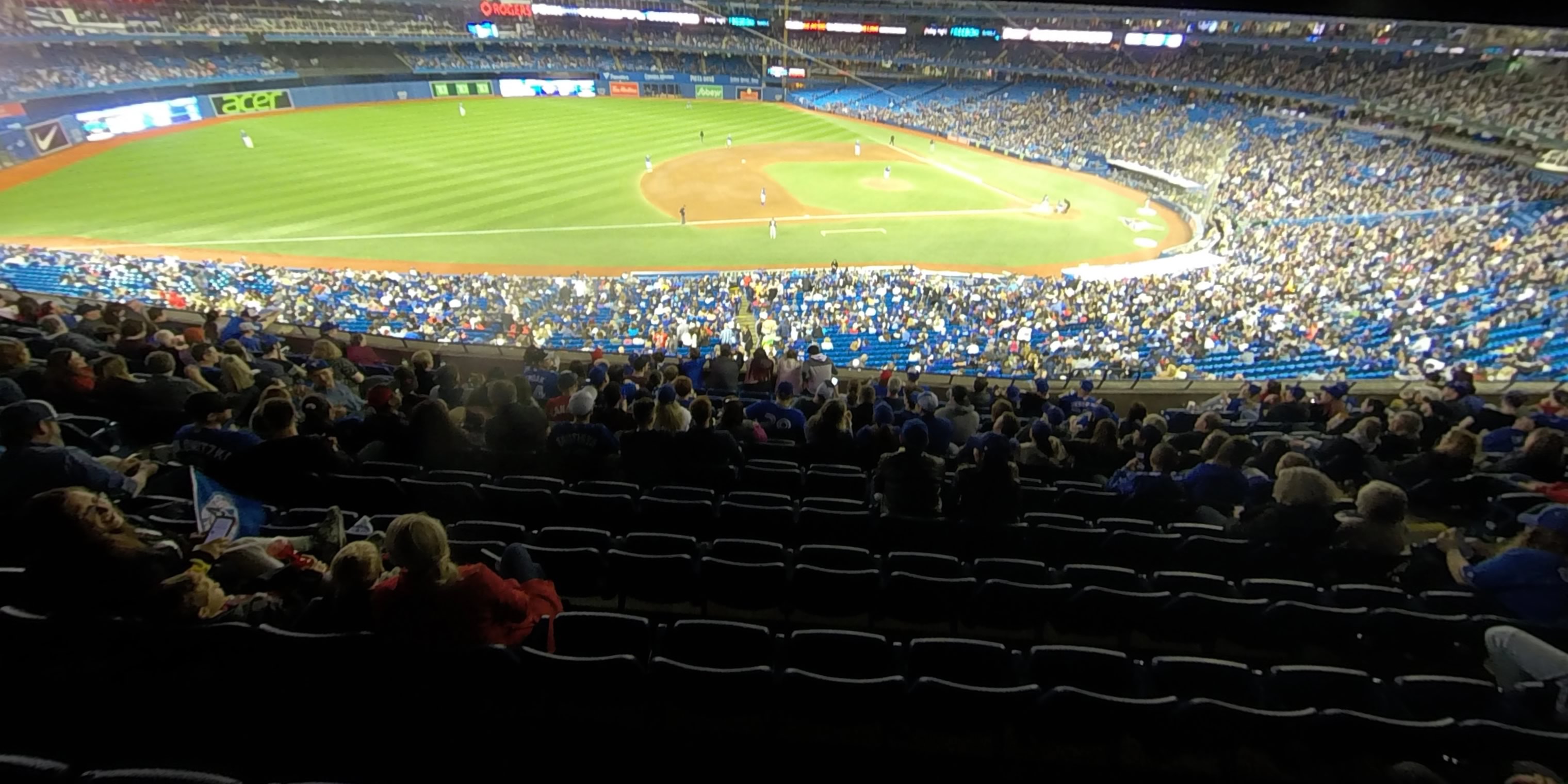 section 232 panoramic seat view  for baseball - rogers centre