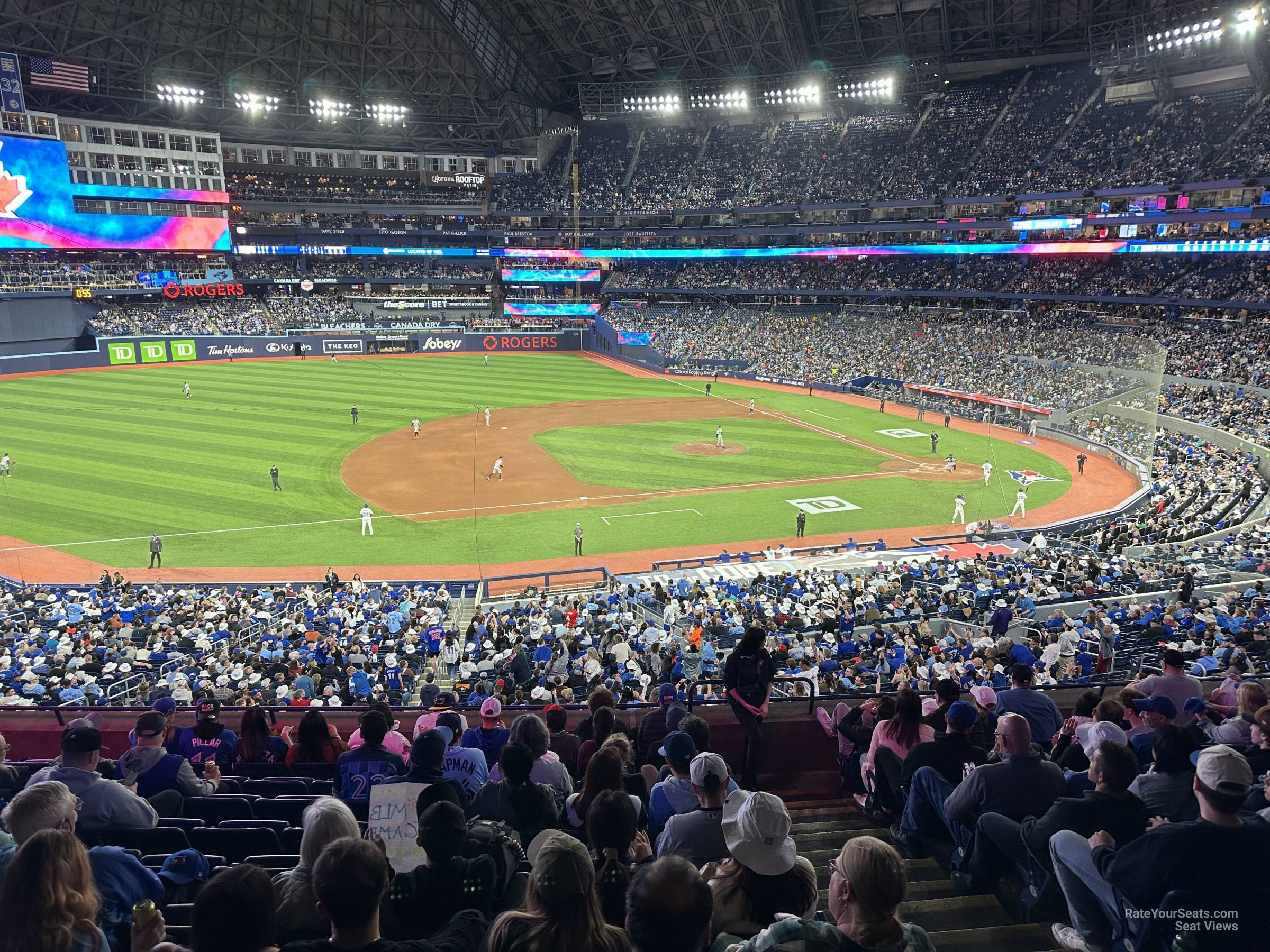 section 232, row 8 seat view  for baseball - rogers centre