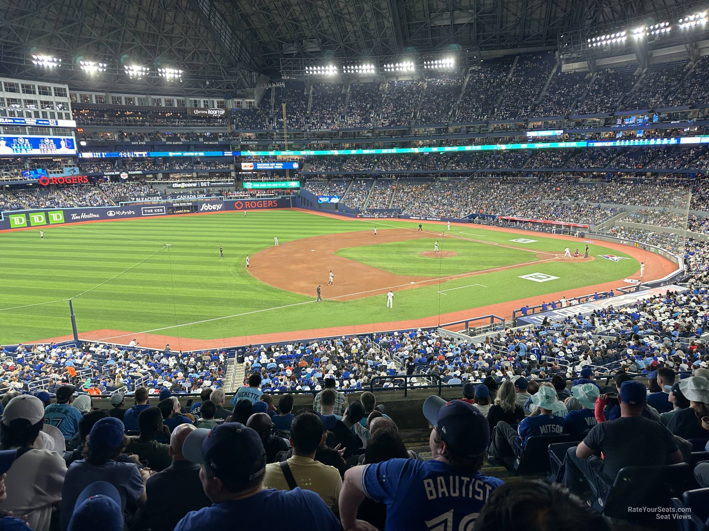 section 234, row 8 seat view  for baseball - rogers centre