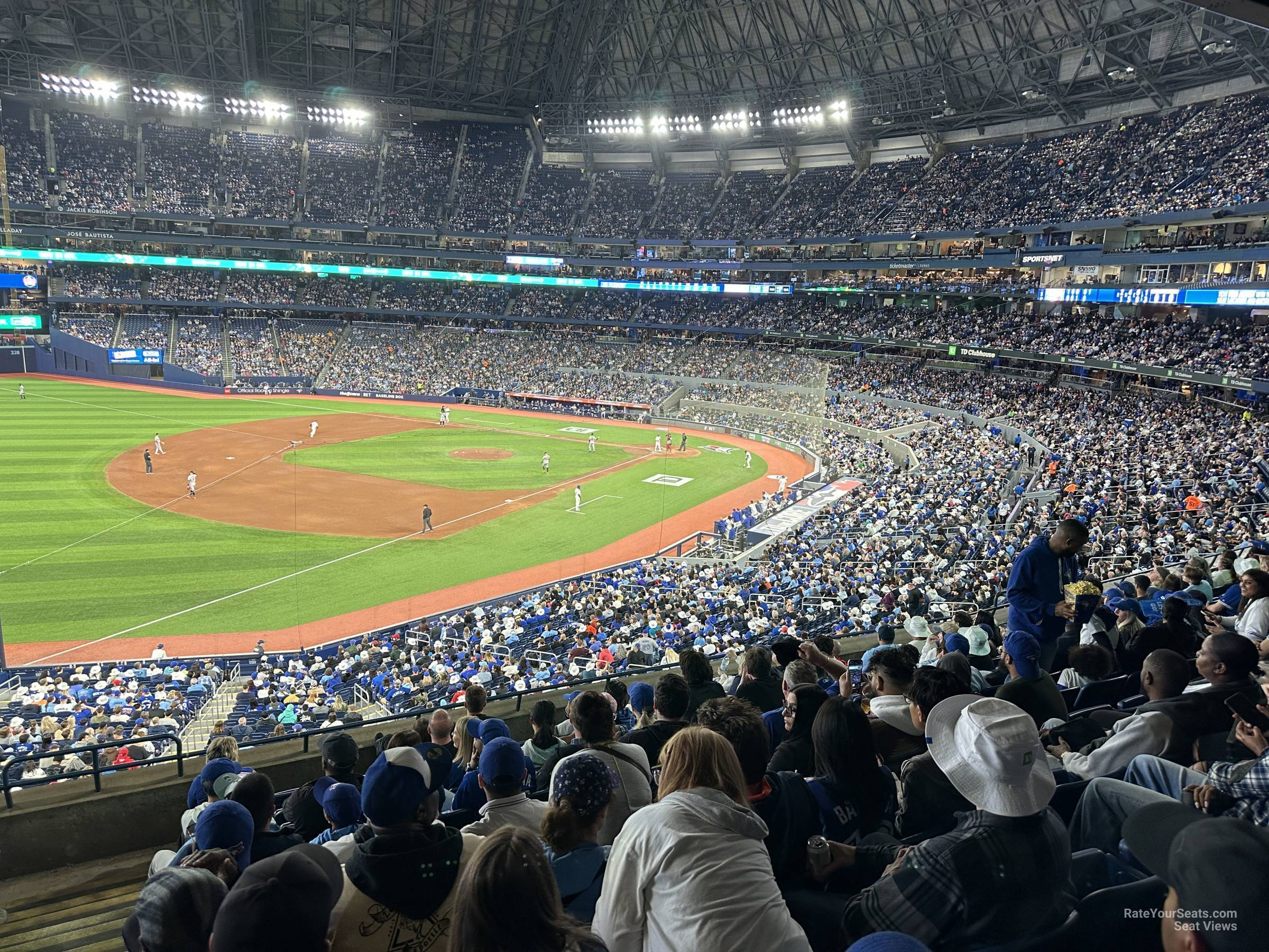 section 235, row 8 seat view  for baseball - rogers centre