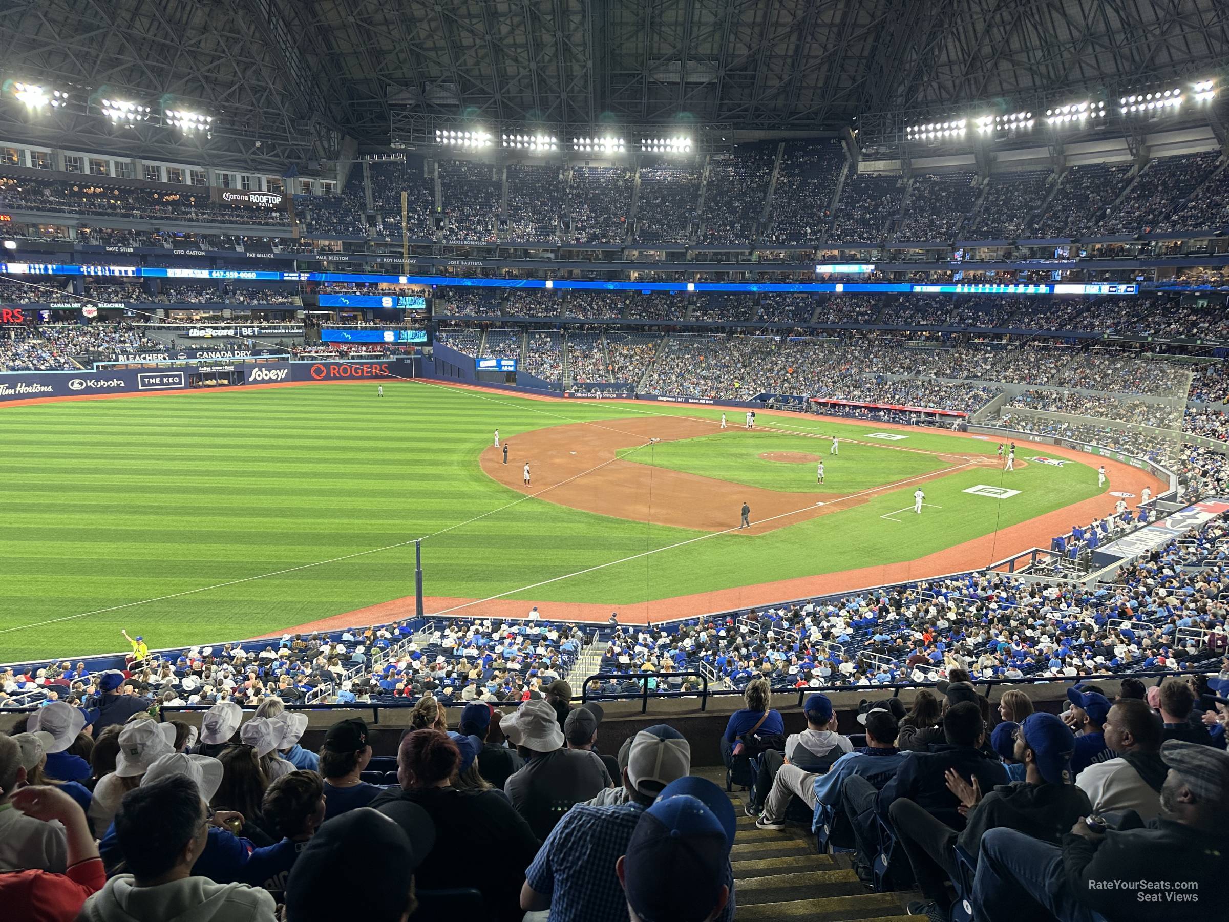 section 236, row 8 seat view  for baseball - rogers centre