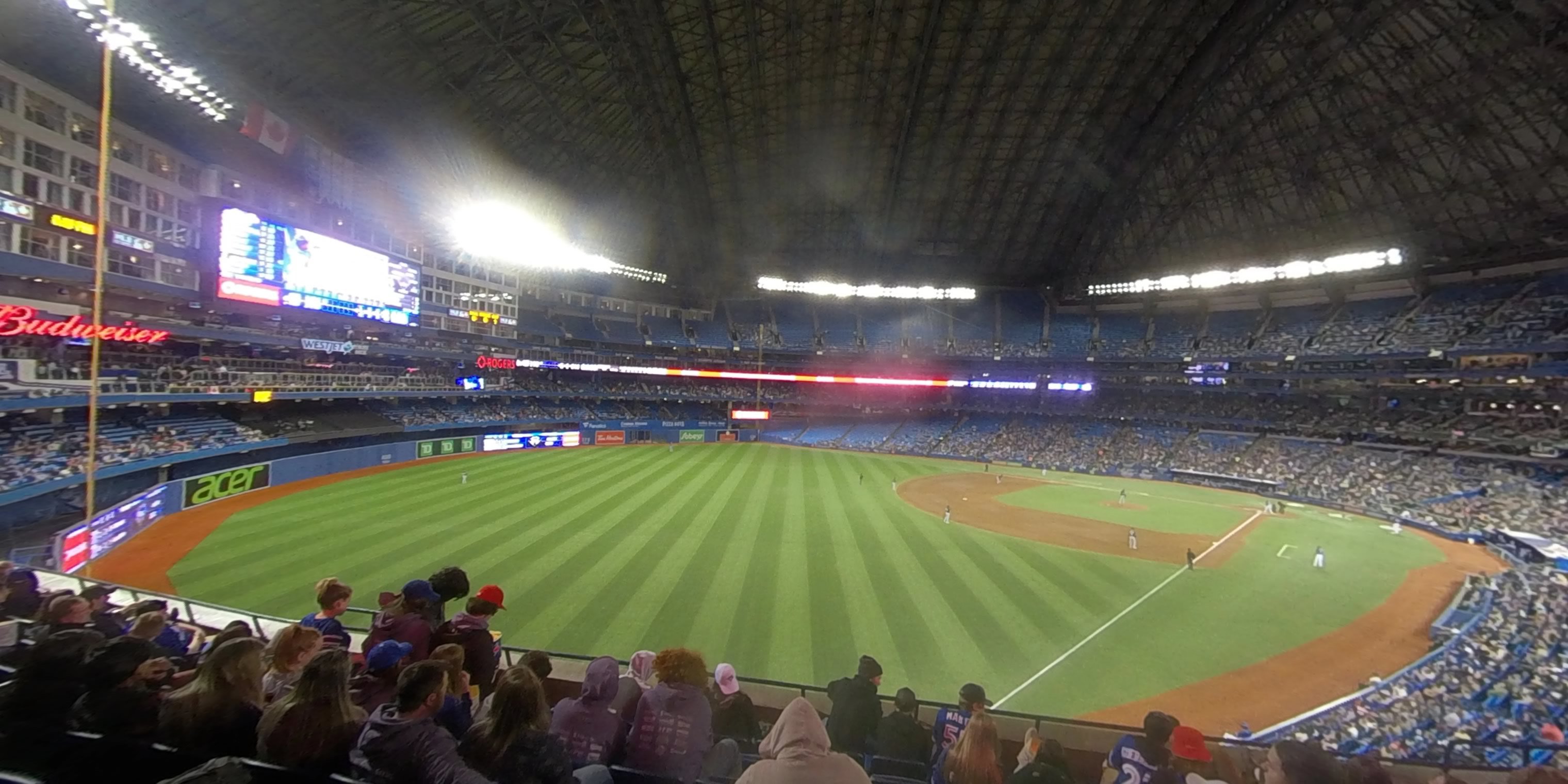 section 238 panoramic seat view  for baseball - rogers centre