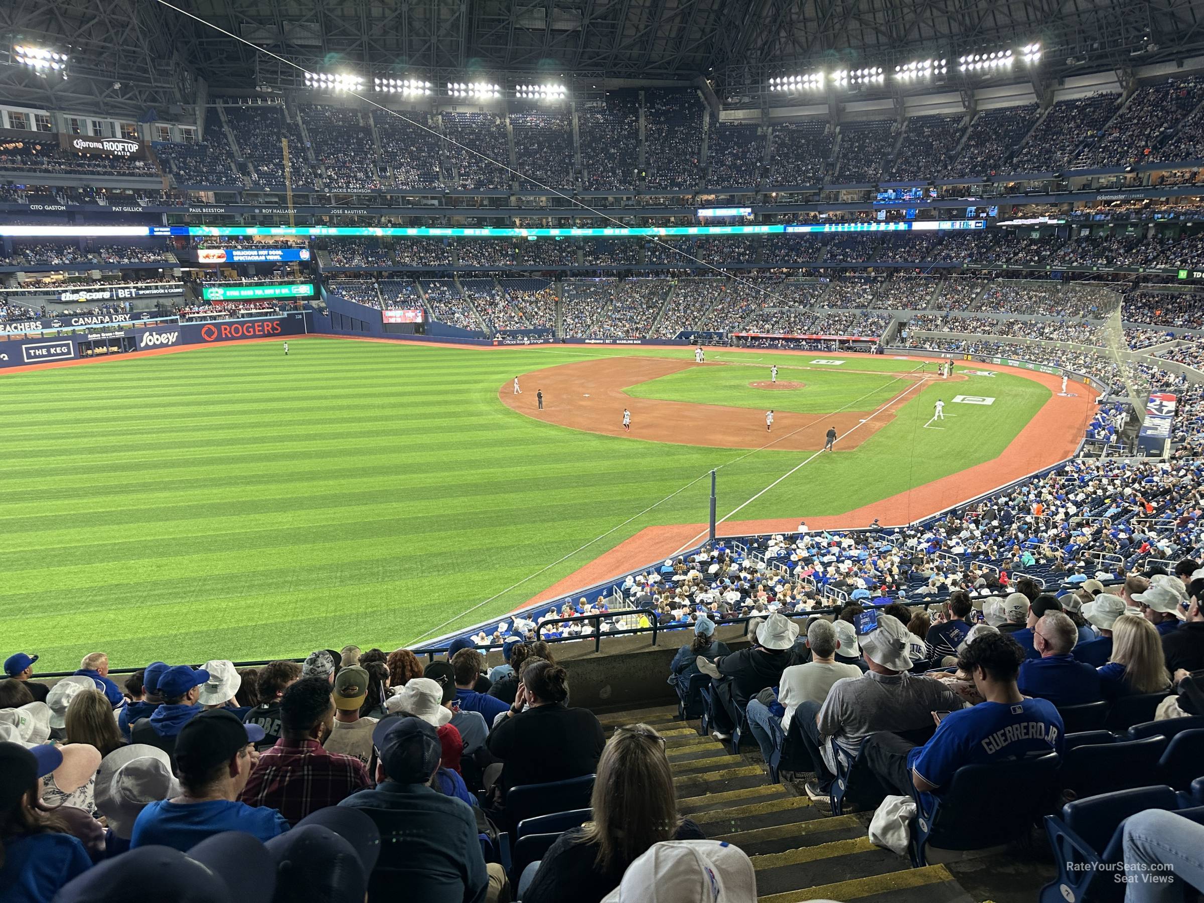 section 238, row 8 seat view  for baseball - rogers centre