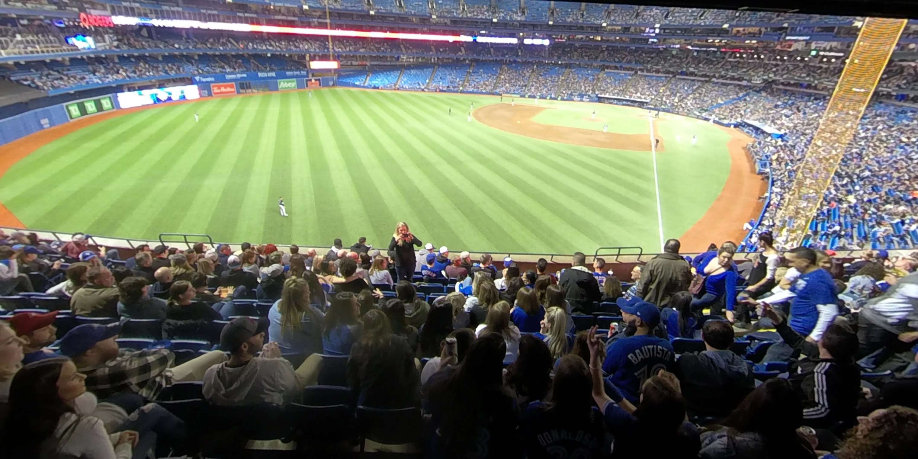 section 240 panoramic seat view  for baseball - rogers centre