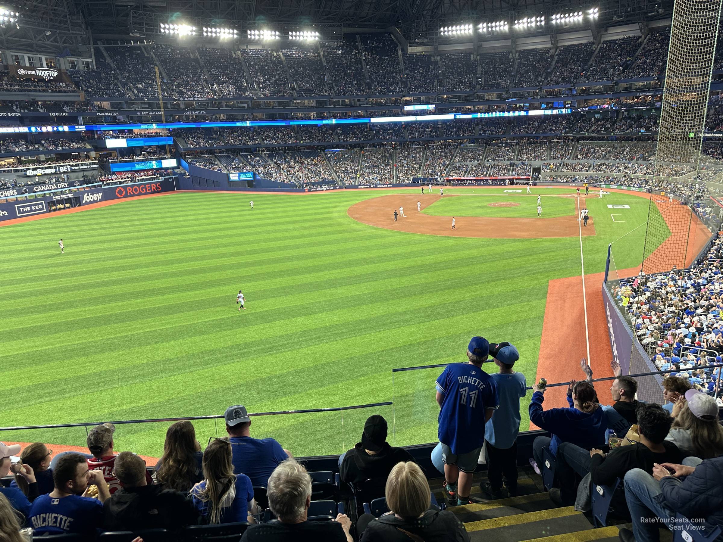 section 240, row 8 seat view  for baseball - rogers centre