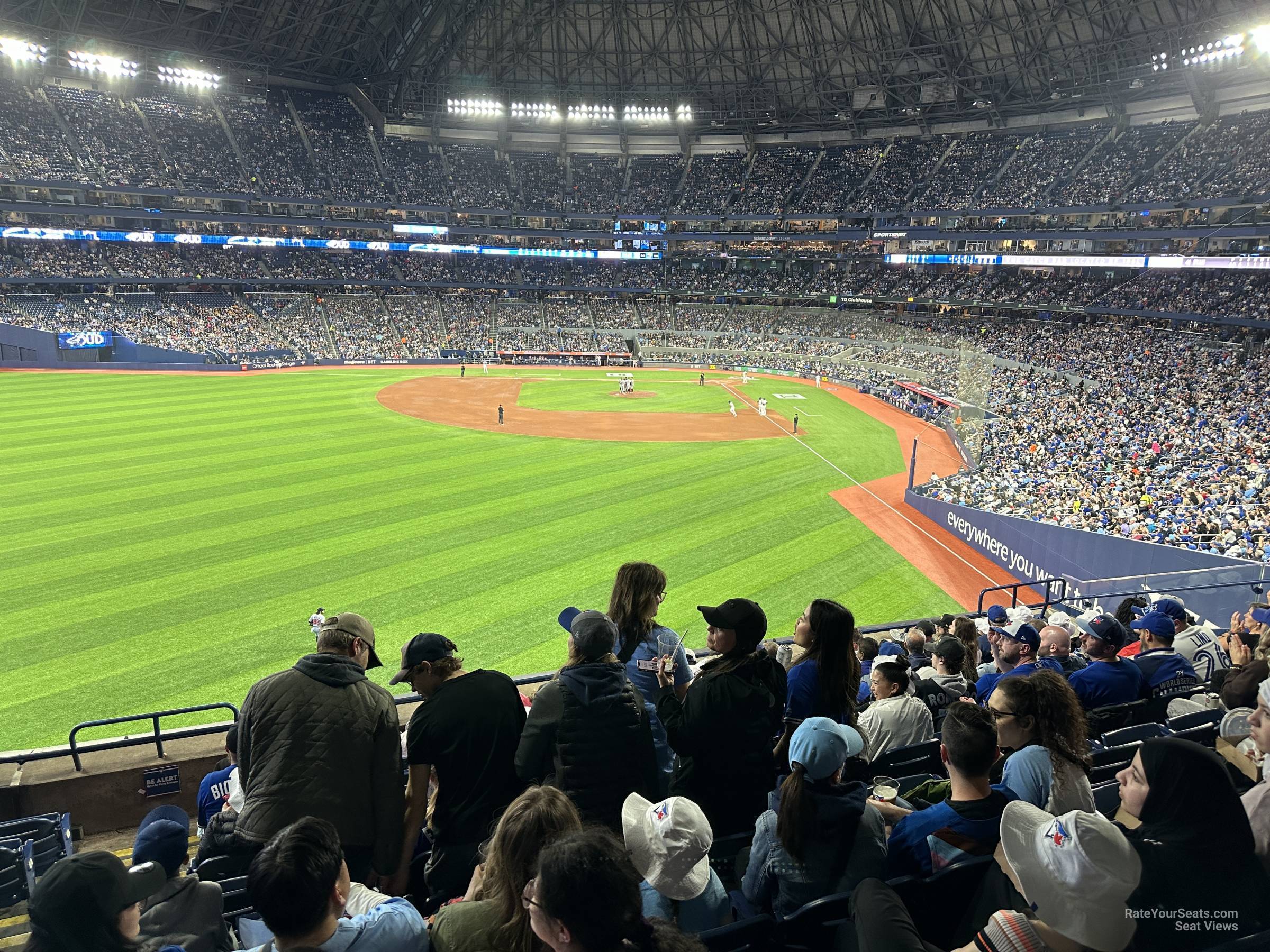 section 241, row 8 seat view  for baseball - rogers centre